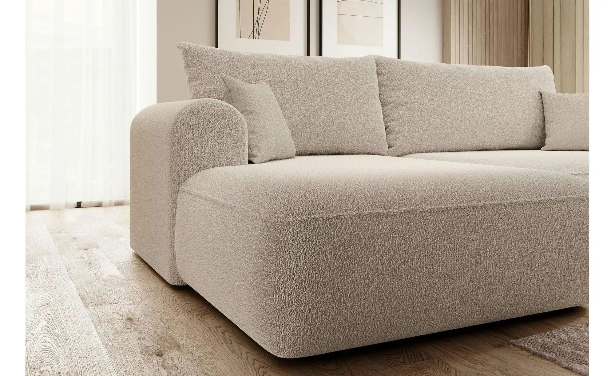 Selsey Ecksofa mit Schlaffunktion Ovo ¦ beige ¦ Maße (cm): B: 260 H: 93 Pol günstig online kaufen