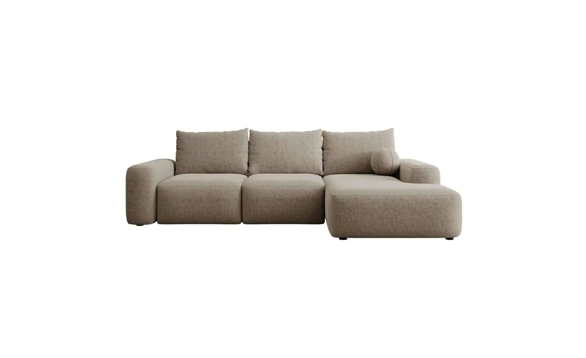 Selsey Ecksofa mit Schlaffunktion Carnos ¦ braun ¦ Maße (cm): B: 264 H: 82 günstig online kaufen