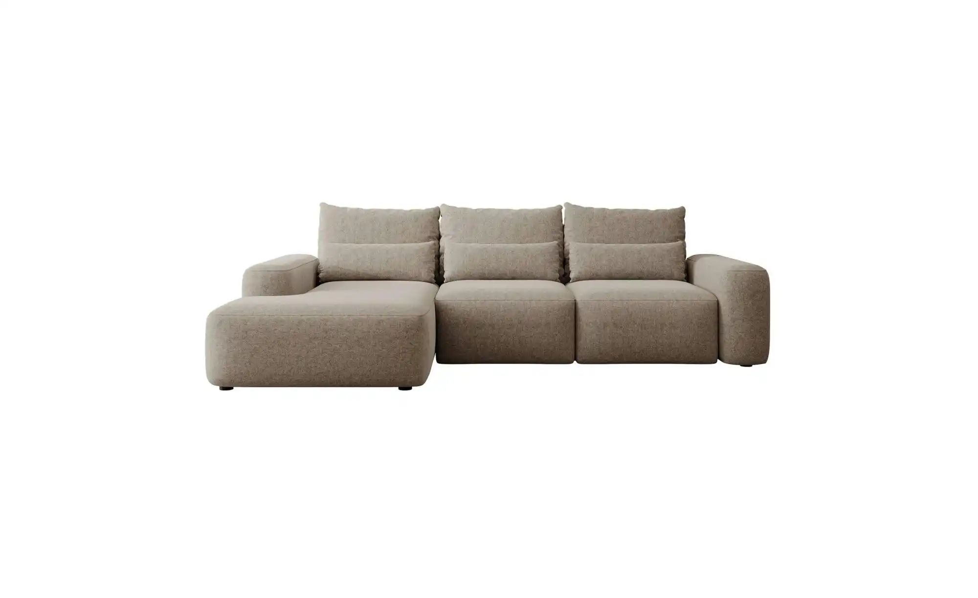 Ecksofa  Carnos ¦ braun ¦ Maße (cm): B: 264 H: 82 Polstermöbel > Sofas > Ec günstig online kaufen
