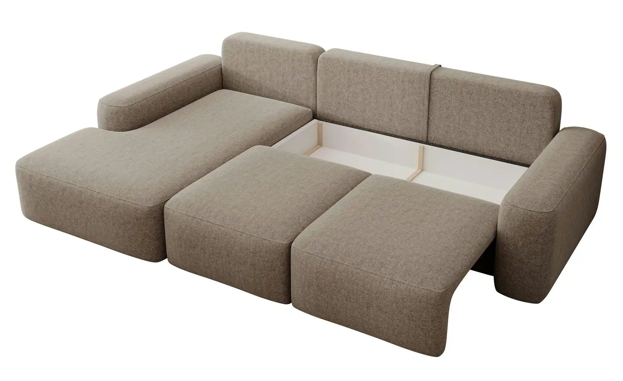 Ecksofa  Carnos ¦ braun ¦ Maße (cm): B: 264 H: 82 Polstermöbel > Sofas > Ec günstig online kaufen