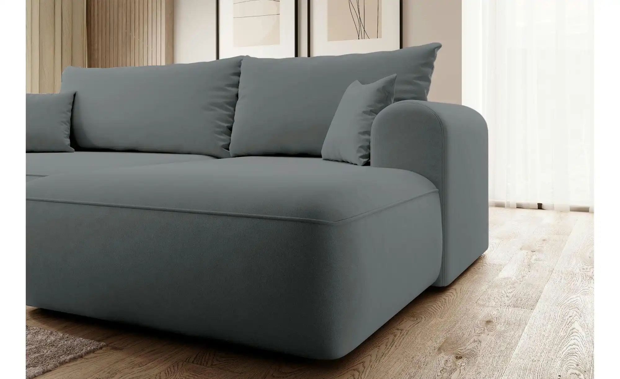 Ecksofa  Ovo ¦ grau ¦ Maße (cm): B: 260 H: 93 Polstermöbel > Sofas > Ecksof günstig online kaufen