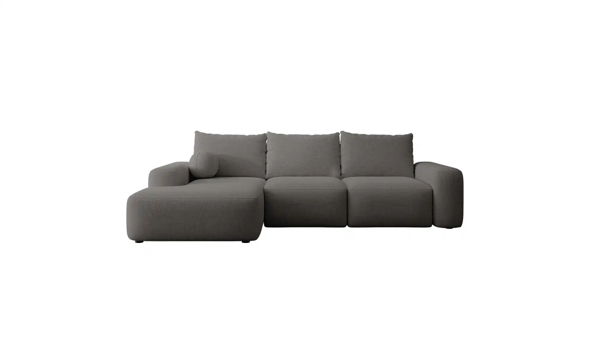 Ecksofa  Carnos ¦ grau ¦ Maße (cm): B: 264 H: 82 Polstermöbel > Sofas > Eck günstig online kaufen