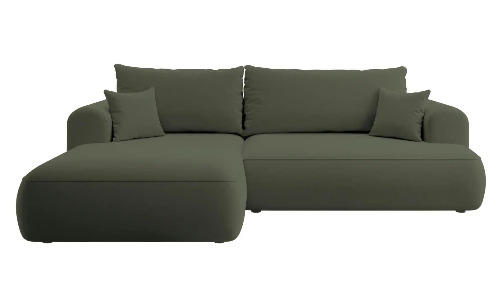 Ecksofa mit Schlaffunktion Ovo ¦ grün ¦ Maße (cm): B: 260 H: 93 Polstermöbe günstig online kaufen