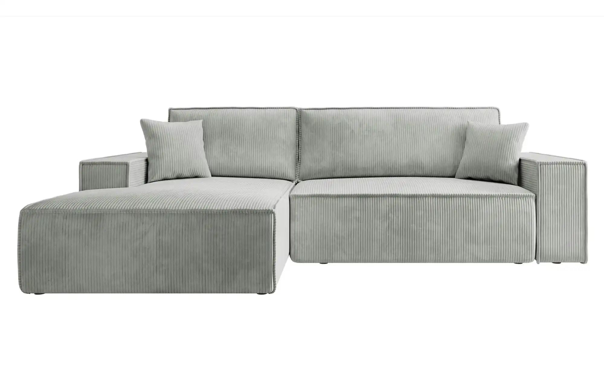 Selsey Ecksofa mit Schlaffunktion Farese  ¦ grau ¦ Maße (cm): B: 267 H: 85 günstig online kaufen