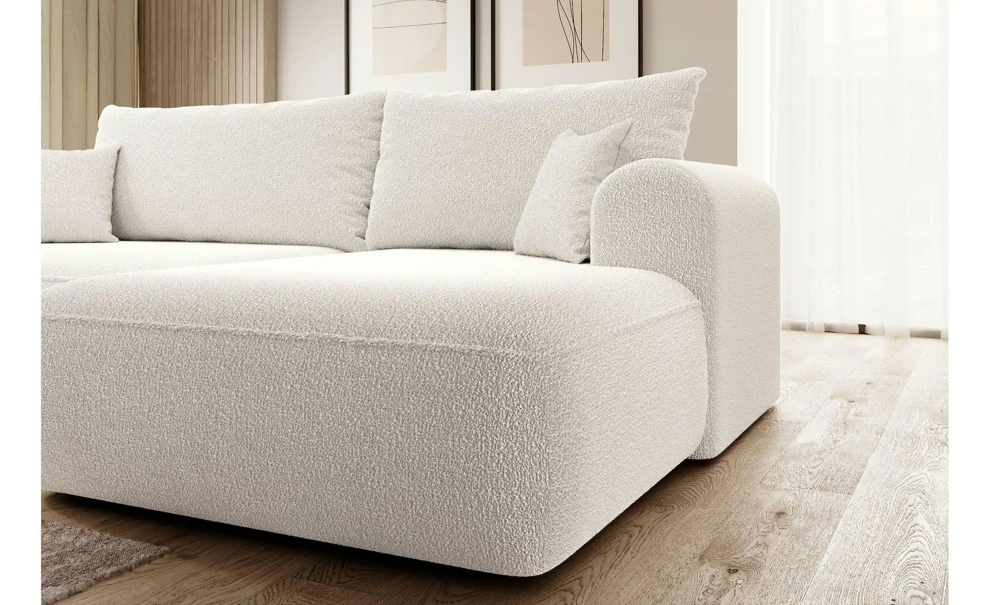 Ecksofa  Ovo ¦ creme ¦ Maße (cm): B: 260 H: 93 Polstermöbel > Sofas > Eckso günstig online kaufen