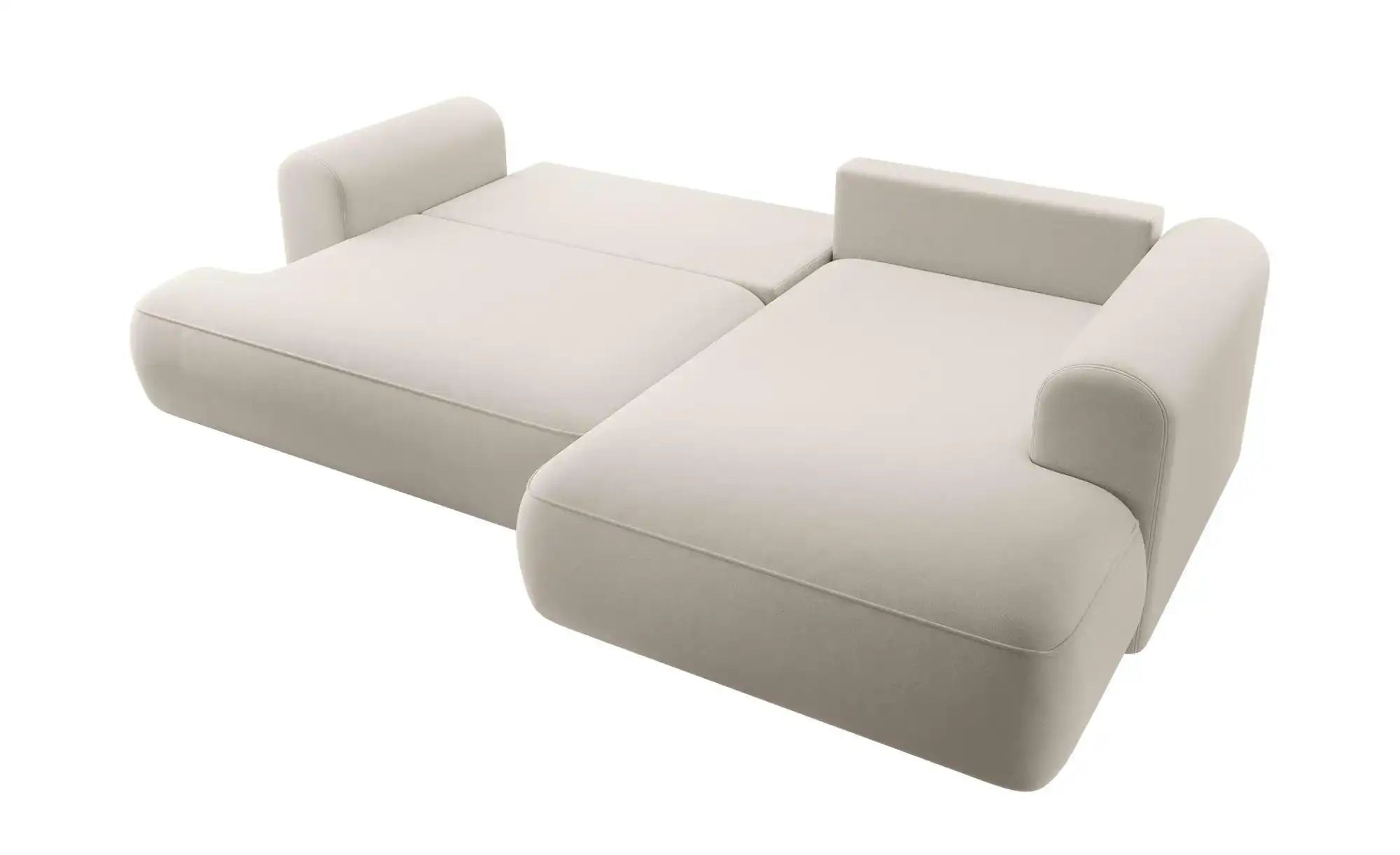 Ecksofa  Ovo ¦ creme ¦ Maße (cm): B: 262 H: 95 Polstermöbel > Sofas > Eckso günstig online kaufen