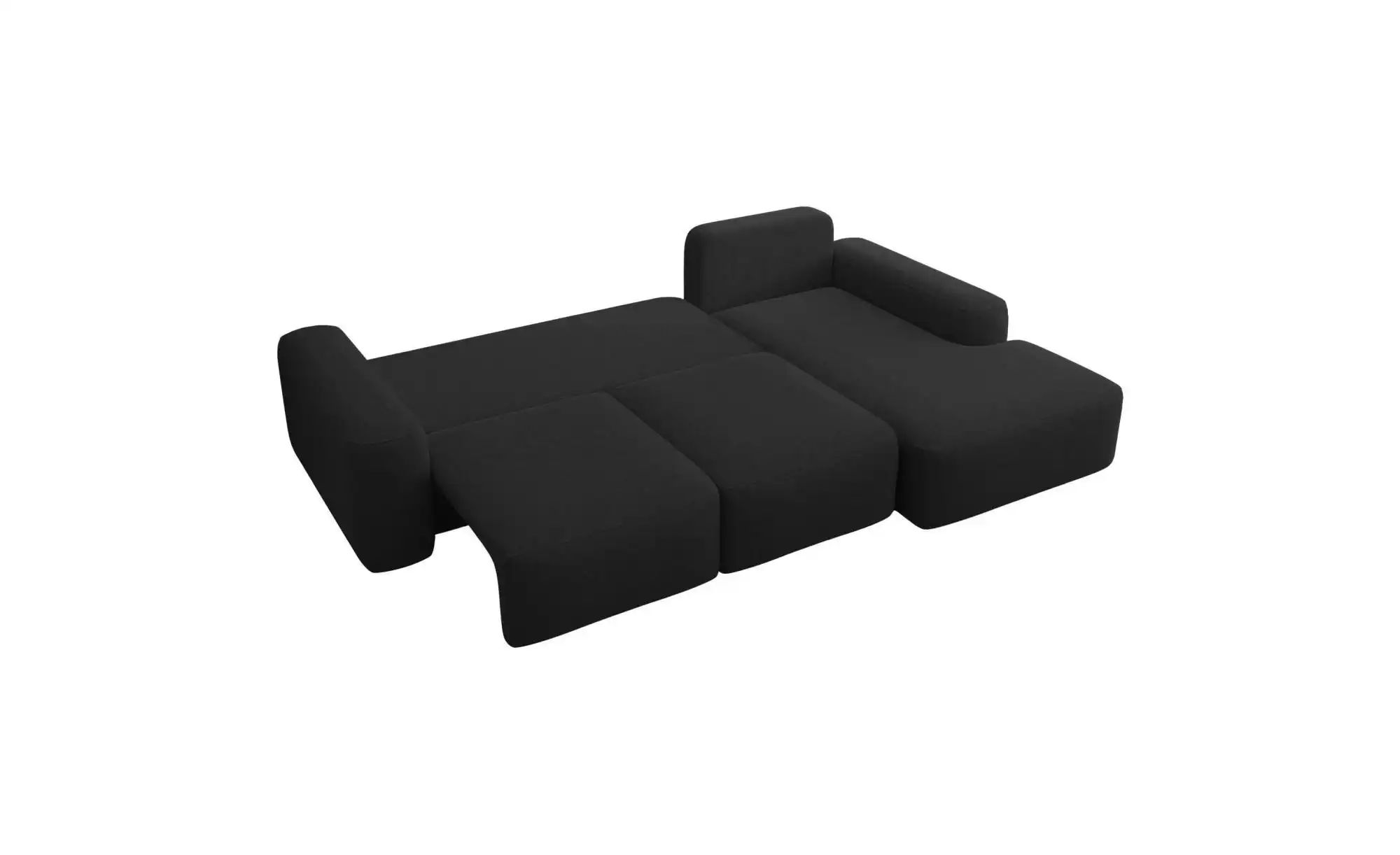 Thumbnail - Selsey Ecksofa mit Schlaffunktion Carnos ¦ schwarz ¦ Maße (cm): B: 264 H: 82 Polstermöbel > Sofas > Ecksofas - Höffner