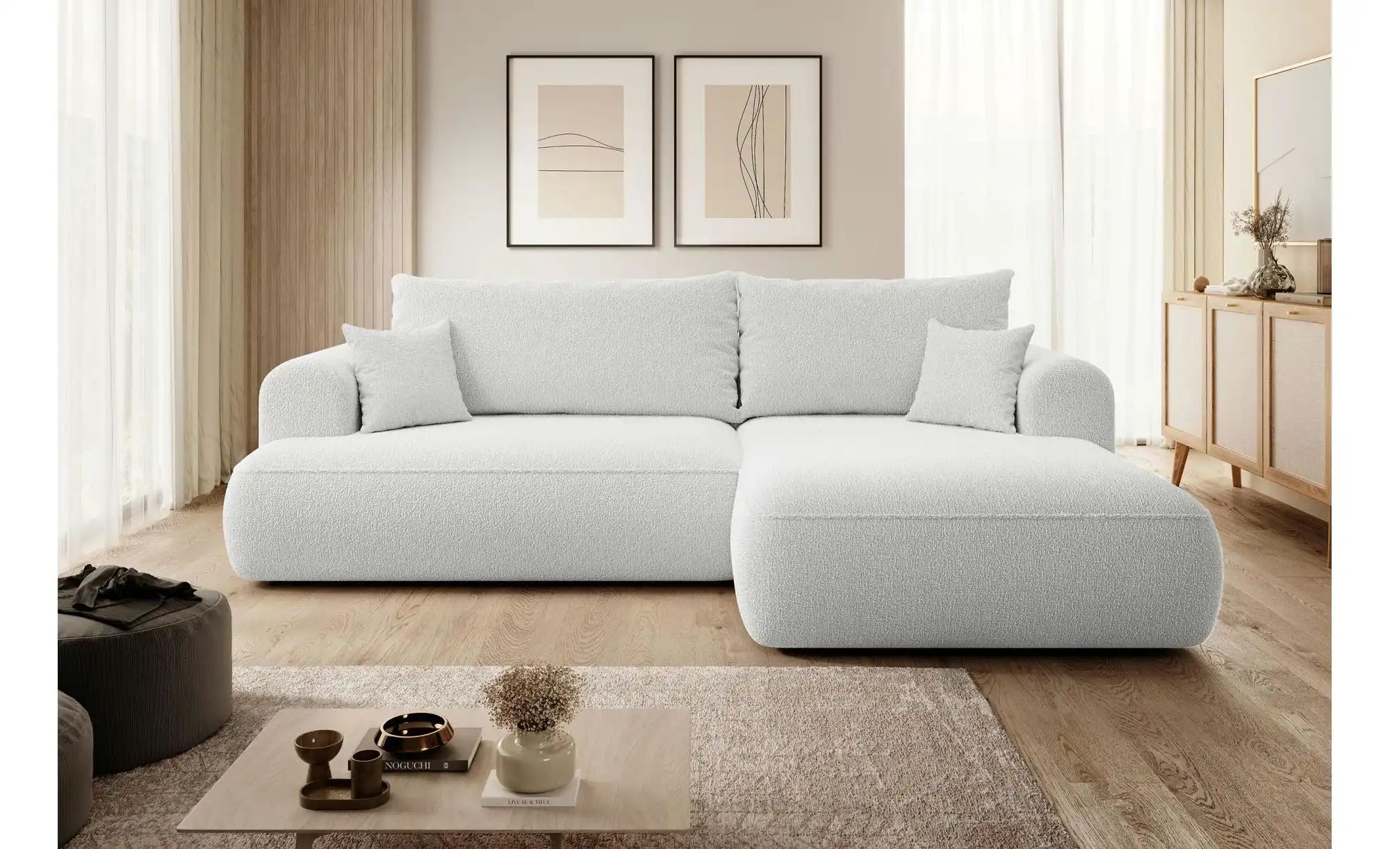 Selsey Ecksofa mit Schlaffunktion Ovo ¦ grau ¦ Maße (cm): B: 260 H: 93 Pols günstig online kaufen