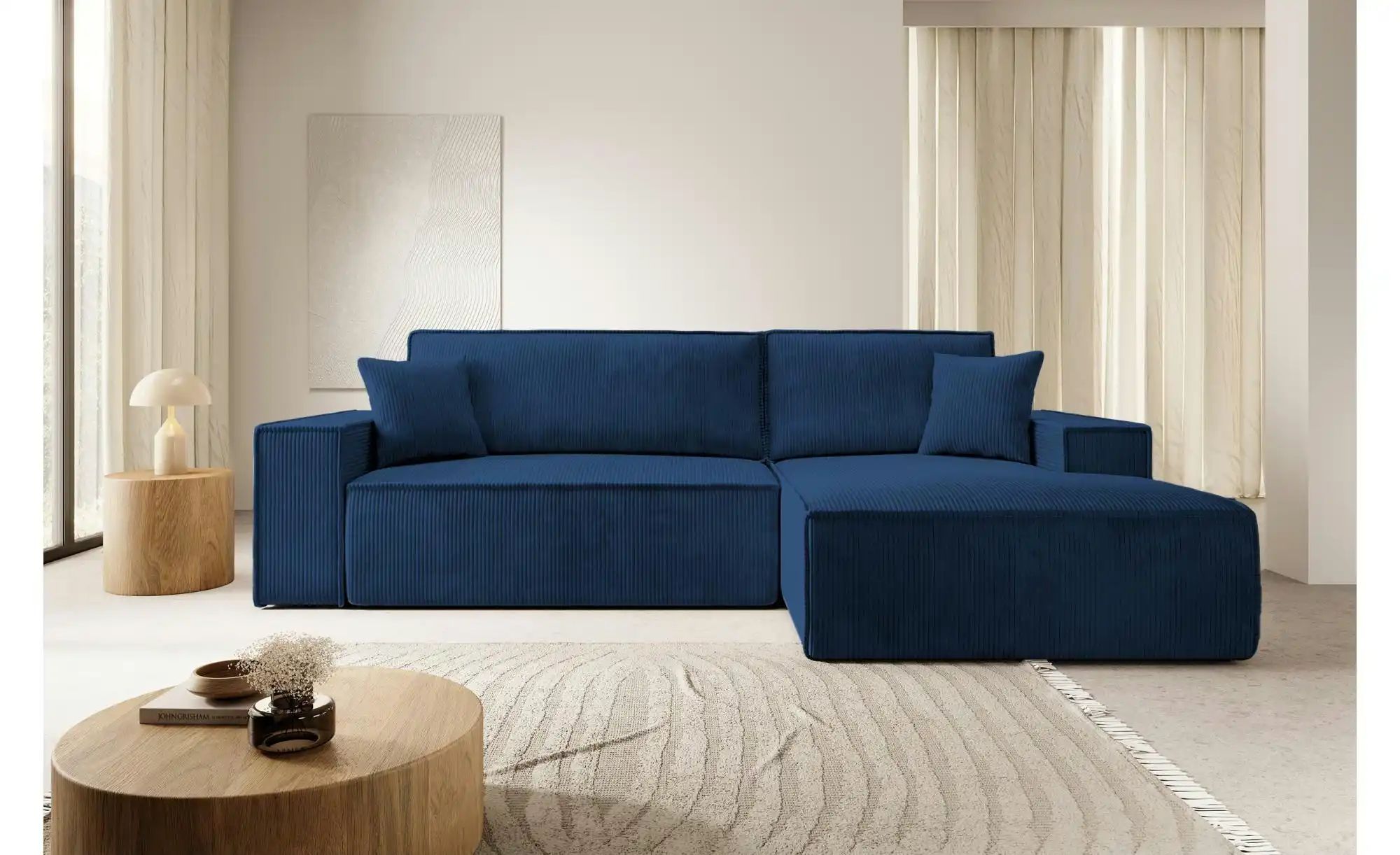 Thumbnail - Ecksofa Farese ¦ blau ¦ Maße (cm): B: 267 H: 85 Polstermöbel > Sofas > Ecksofas - Höffner