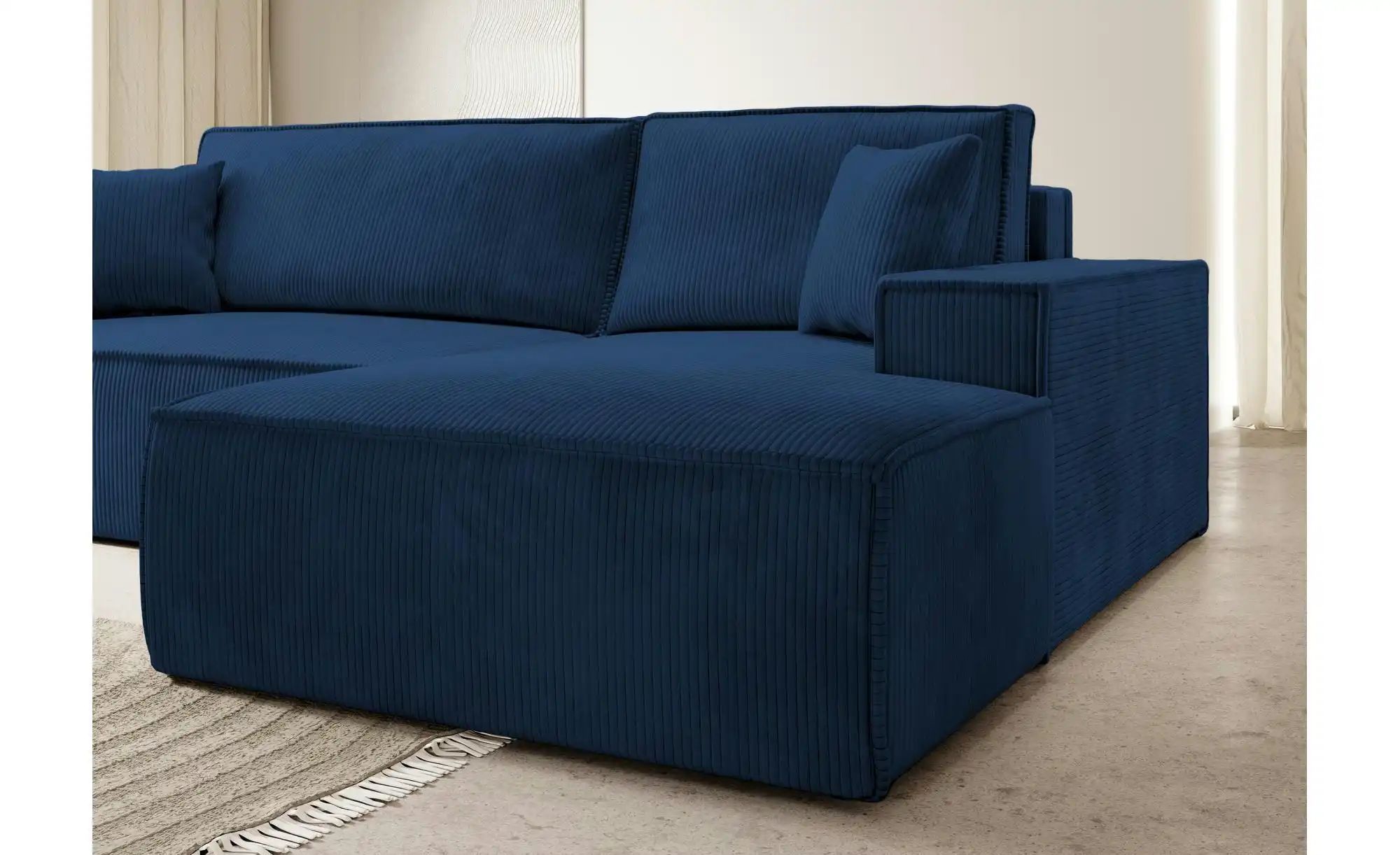 Thumbnail - Ecksofa Farese ¦ blau ¦ Maße (cm): B: 267 H: 85 Polstermöbel > Sofas > Ecksofas - Höffner