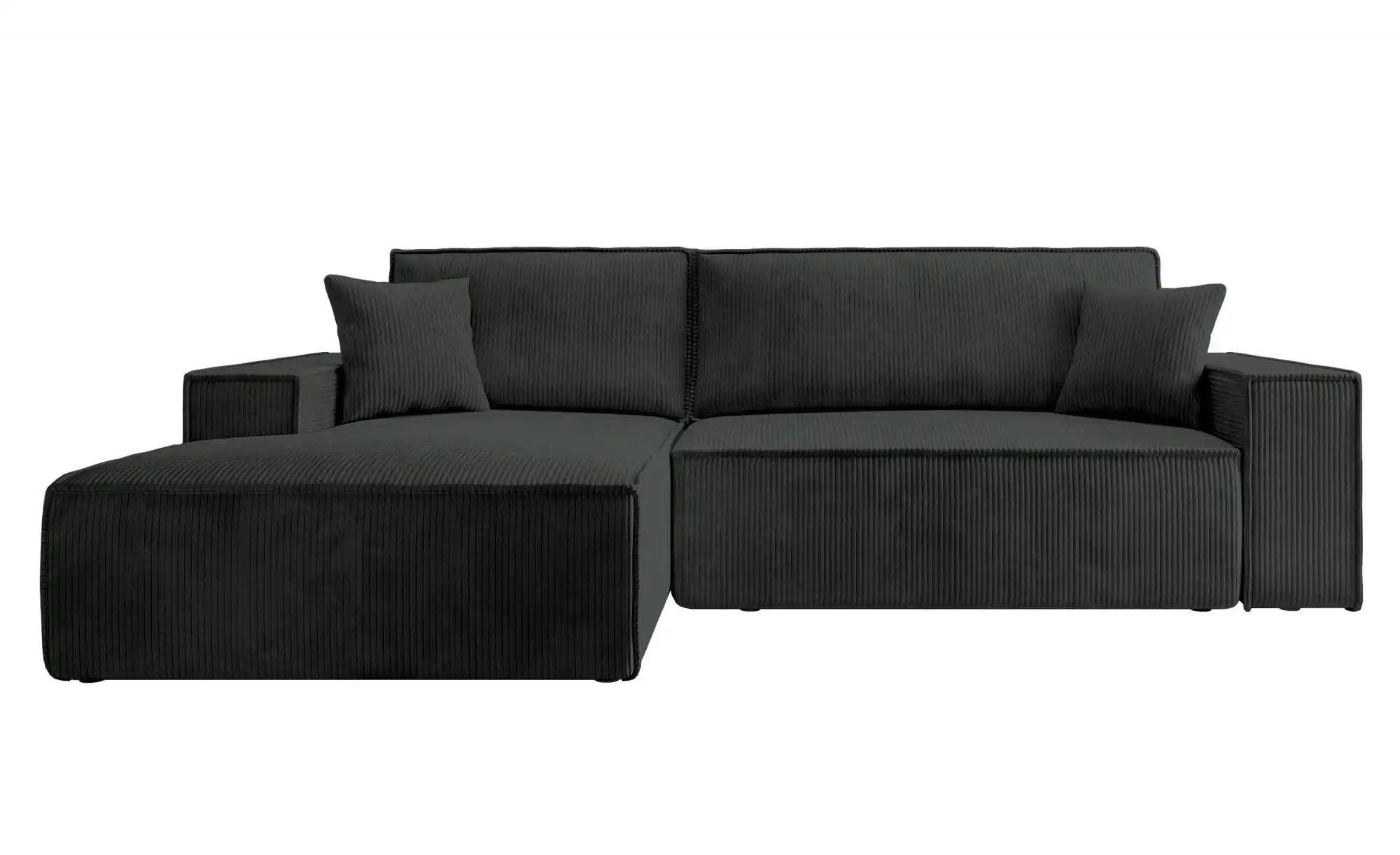 Selsey Ecksofa mit Schlaffunktion Farese  ¦ schwarz ¦ Maße (cm): B: 267 H: günstig online kaufen