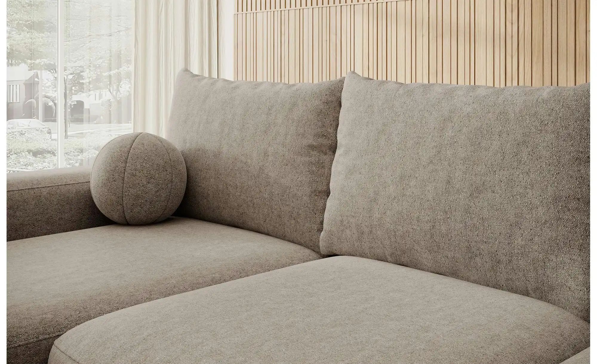 Thumbnail - Selsey Ecksofa mit Schlaffunktion Carnos ¦ braun ¦ Maße (cm): B: 264 H: 82 Polstermöbel > Sofas > Ecksofas - Höffner