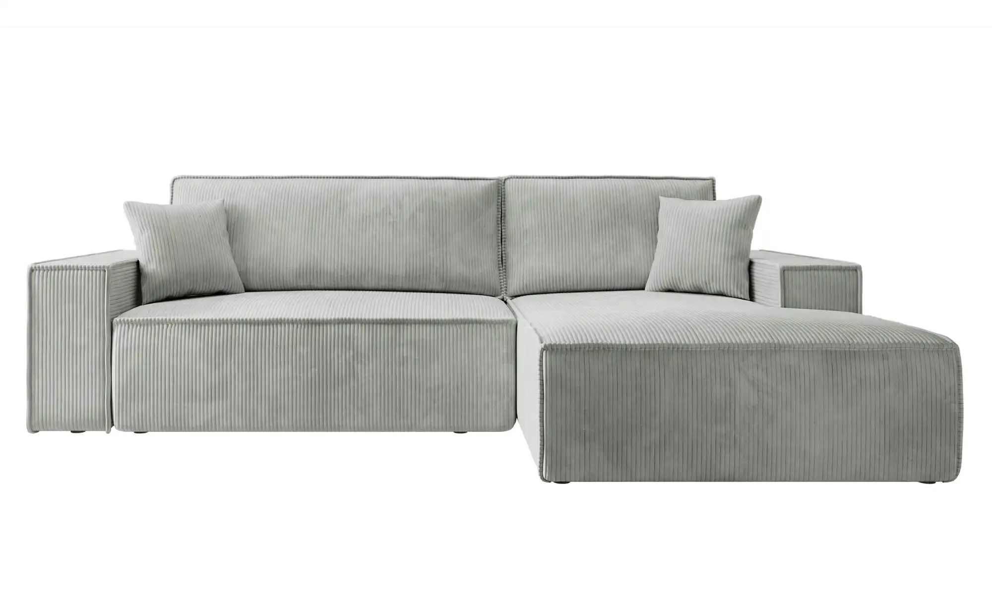 Selsey Ecksofa mit Schlaffunktion Farese  ¦ grau ¦ Maße (cm): B: 267 H: 85 günstig online kaufen