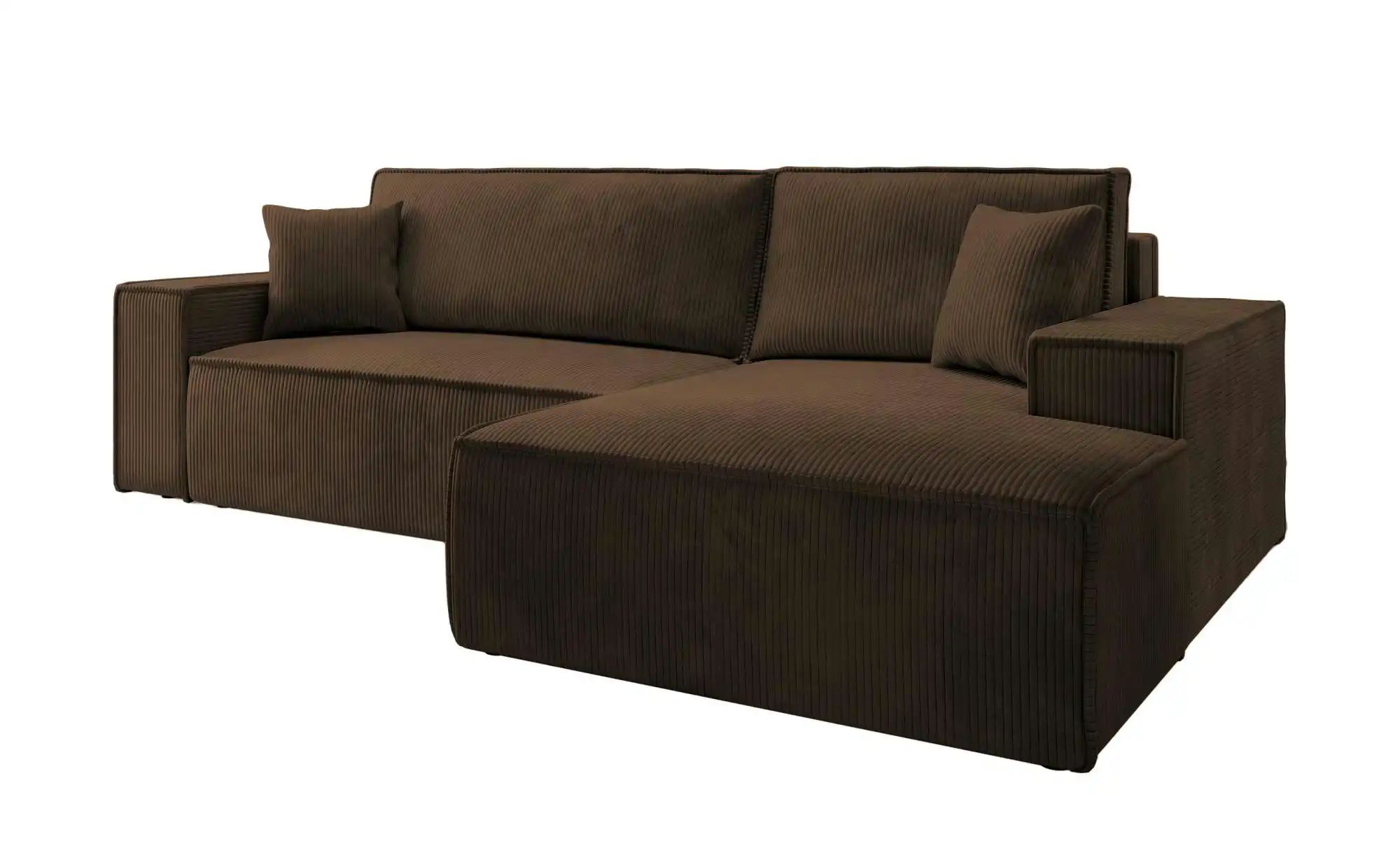 Thumbnail - Selsey Ecksofa mit Schlaffunktion Farese ¦ braun ¦ Maße (cm): B: 267 H: 85 Polstermöbel > Sofas > 3-Sitzer - Höffner