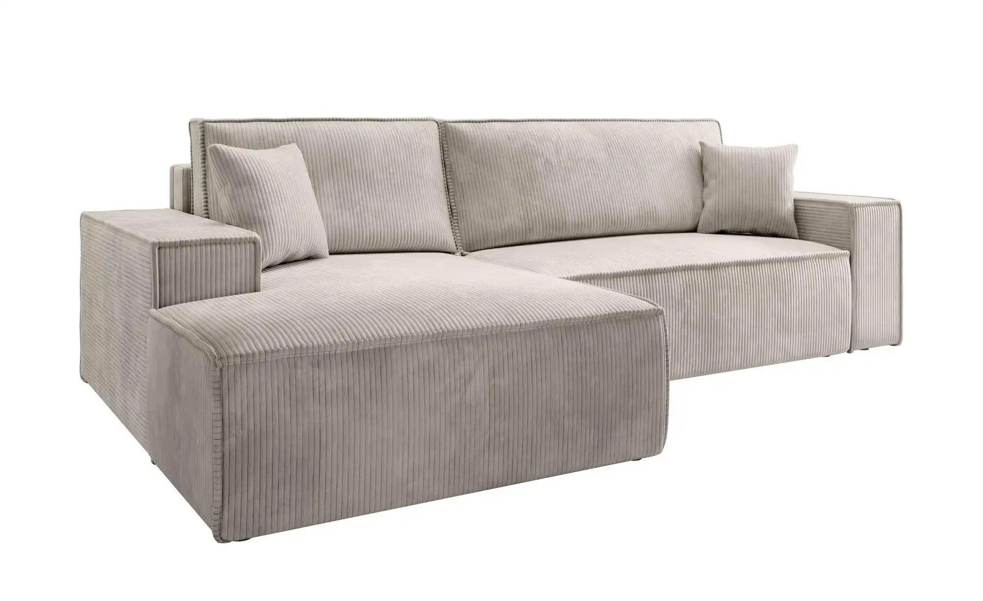 Ecksofa mit Schlaffunktion Farese  ¦ creme ¦ Maße (cm): B: 267 H: 85 Polste günstig online kaufen