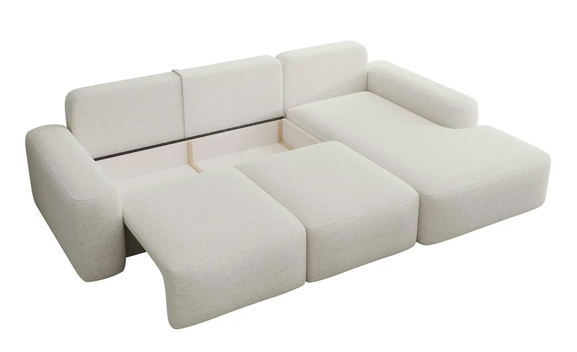 Selsey Ecksofa mit Schlaffunktion Carnos ¦ creme ¦ Maße (cm): B: 264 H: 82 günstig online kaufen