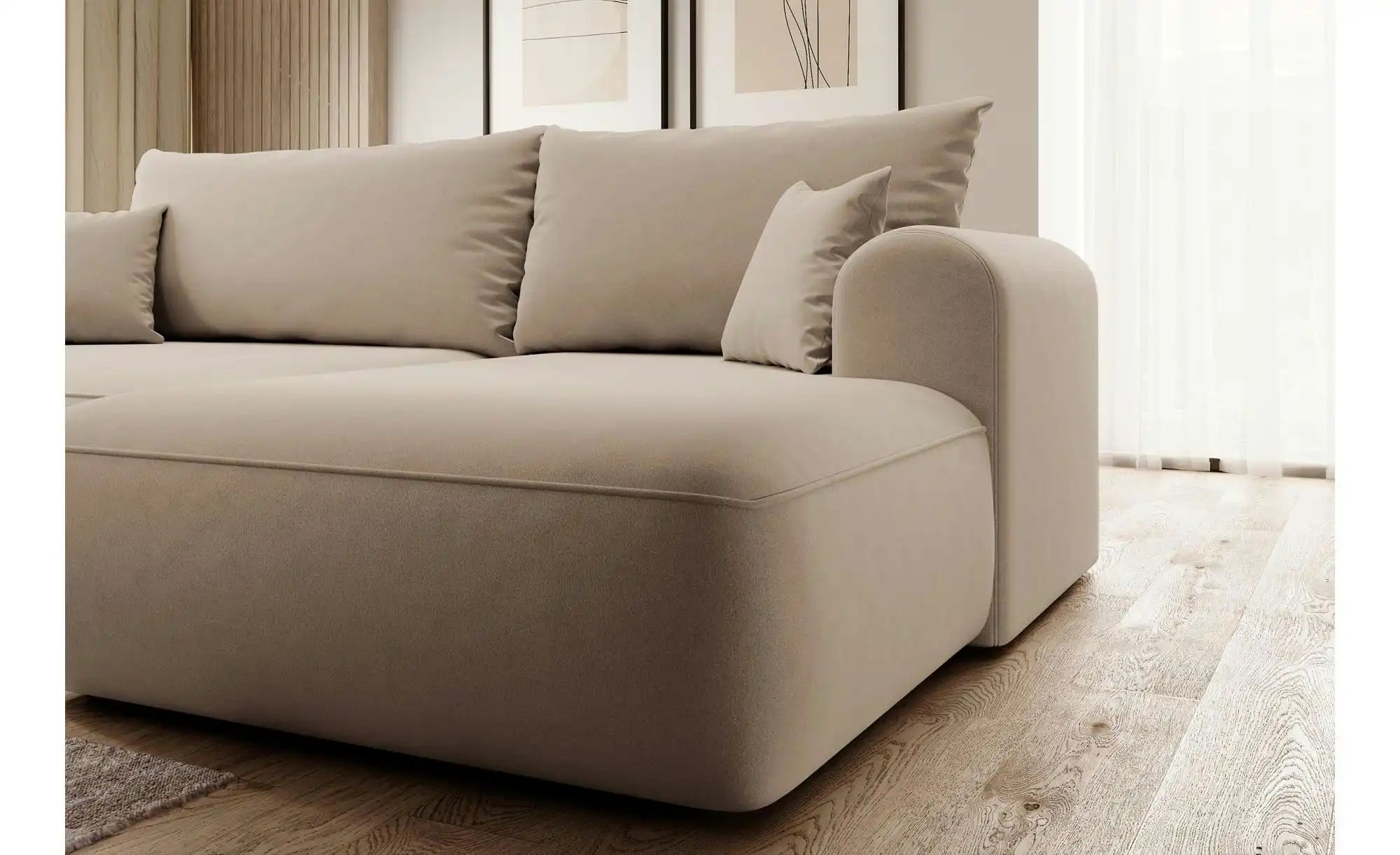 Ecksofa mit Schlaffunktion Ovo ¦ braun ¦ Maße (cm): B: 260 H: 93 Polstermöb günstig online kaufen
