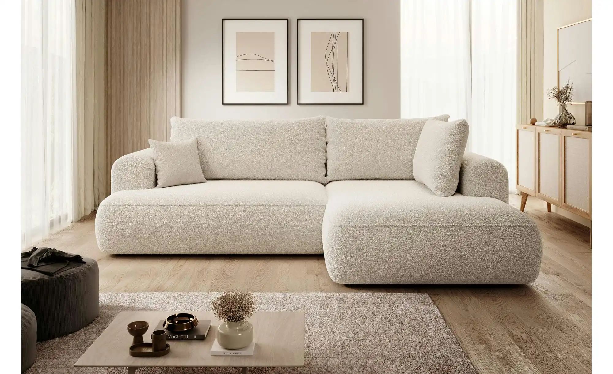 Thumbnail - Selsey Ecksofa mit Schlaffunktion Ovo ¦ beige ¦ Maße (cm): B: 262 H: 95 Polstermöbel > Sofas > 3-Sitzer - Höffner