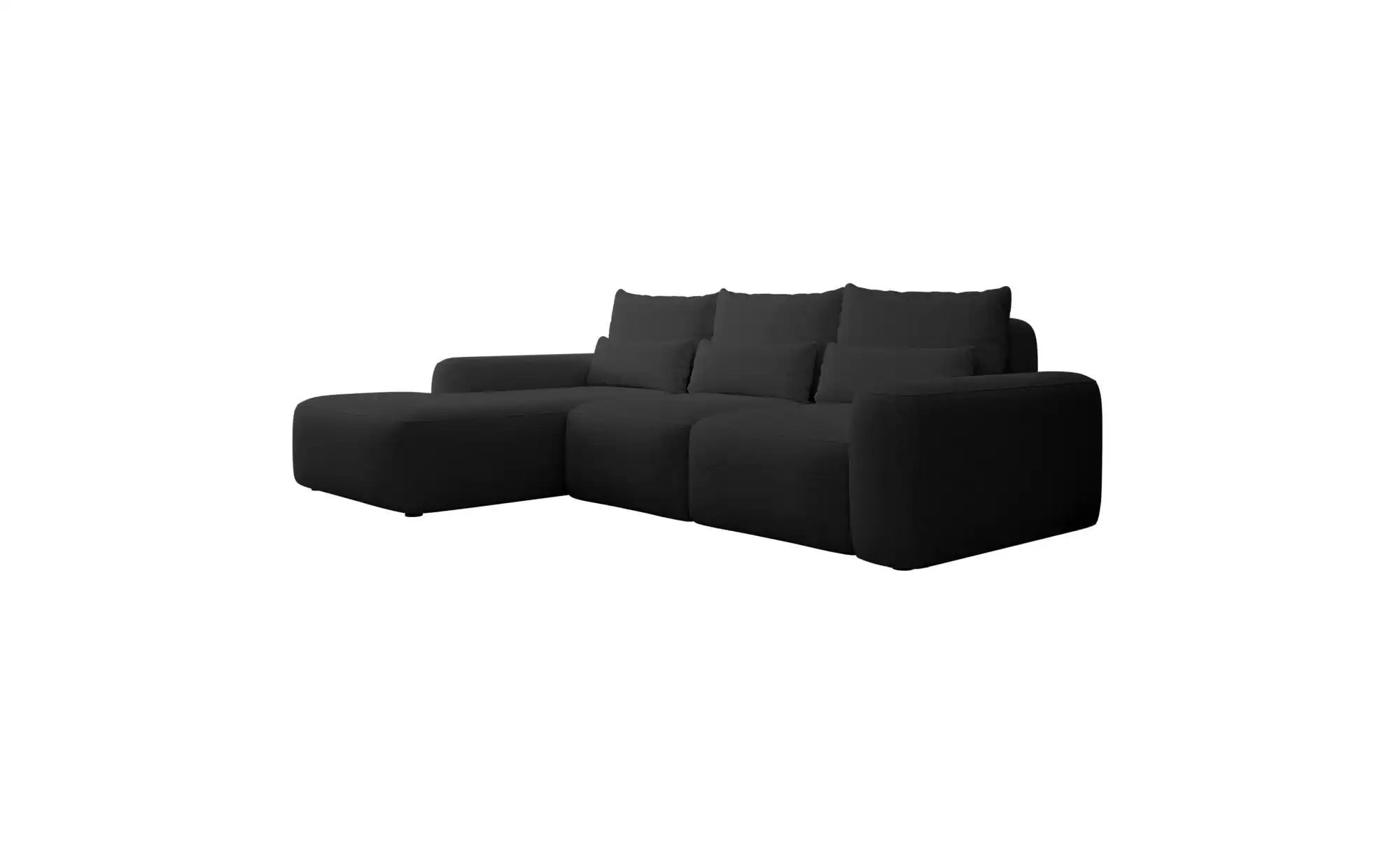 Thumbnail - Selsey Ecksofa mit Schlaffunktion Carnos ¦ schwarz ¦ Maße (cm): B: 264 H: 82 Polstermöbel > Sofas > Ecksofas - Höffner
