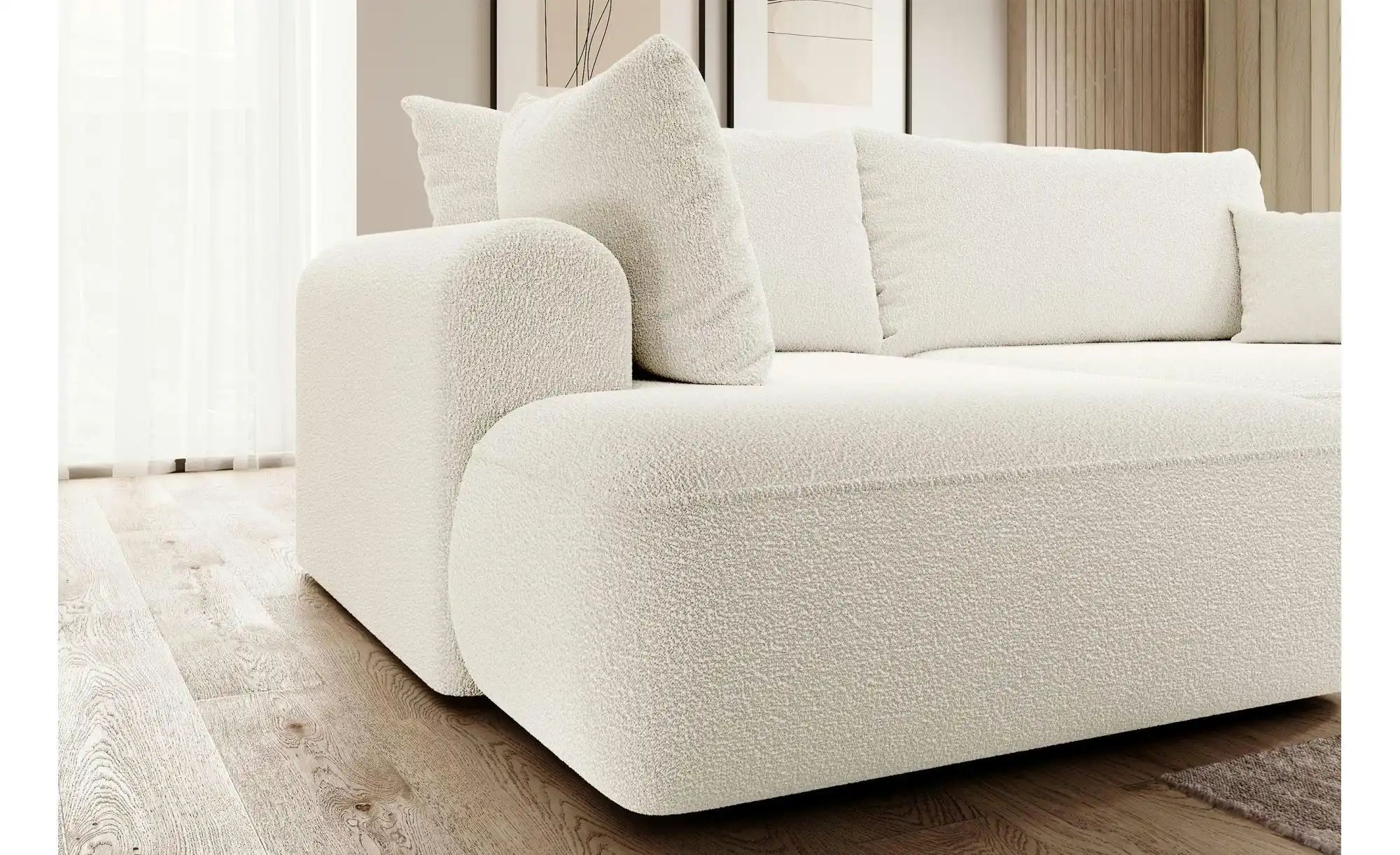 Selsey Ecksofa mit Schlaffunktion Ovo ¦ creme ¦ Maße (cm): B: 262 H: 95 Pol günstig online kaufen