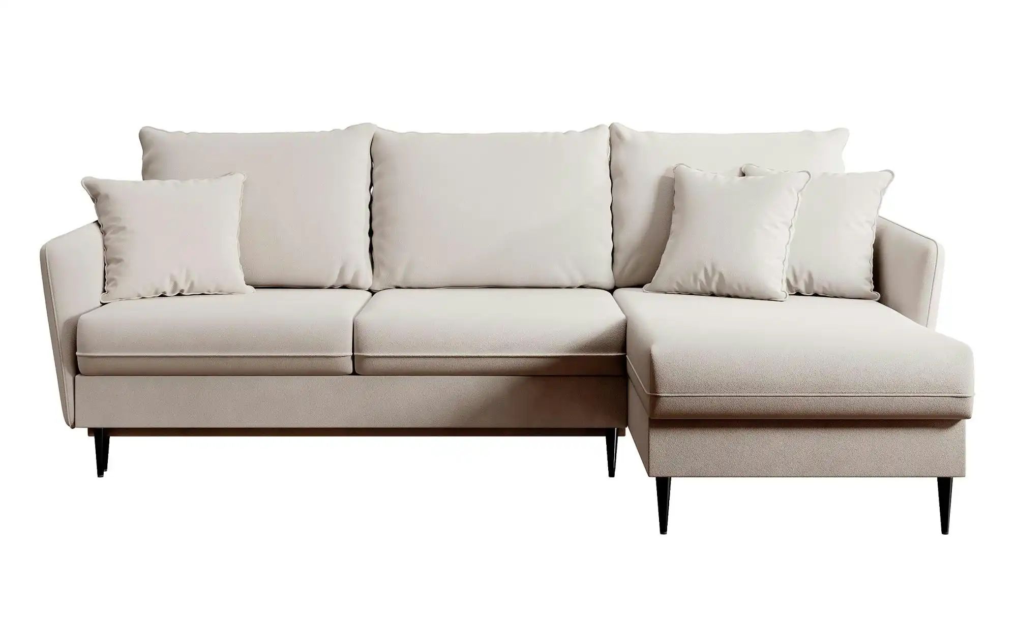 Ecksofa  Volio ¦ beige ¦ Maße (cm): B: 223 H: 88 Polstermöbel > Sofas > Eck günstig online kaufen