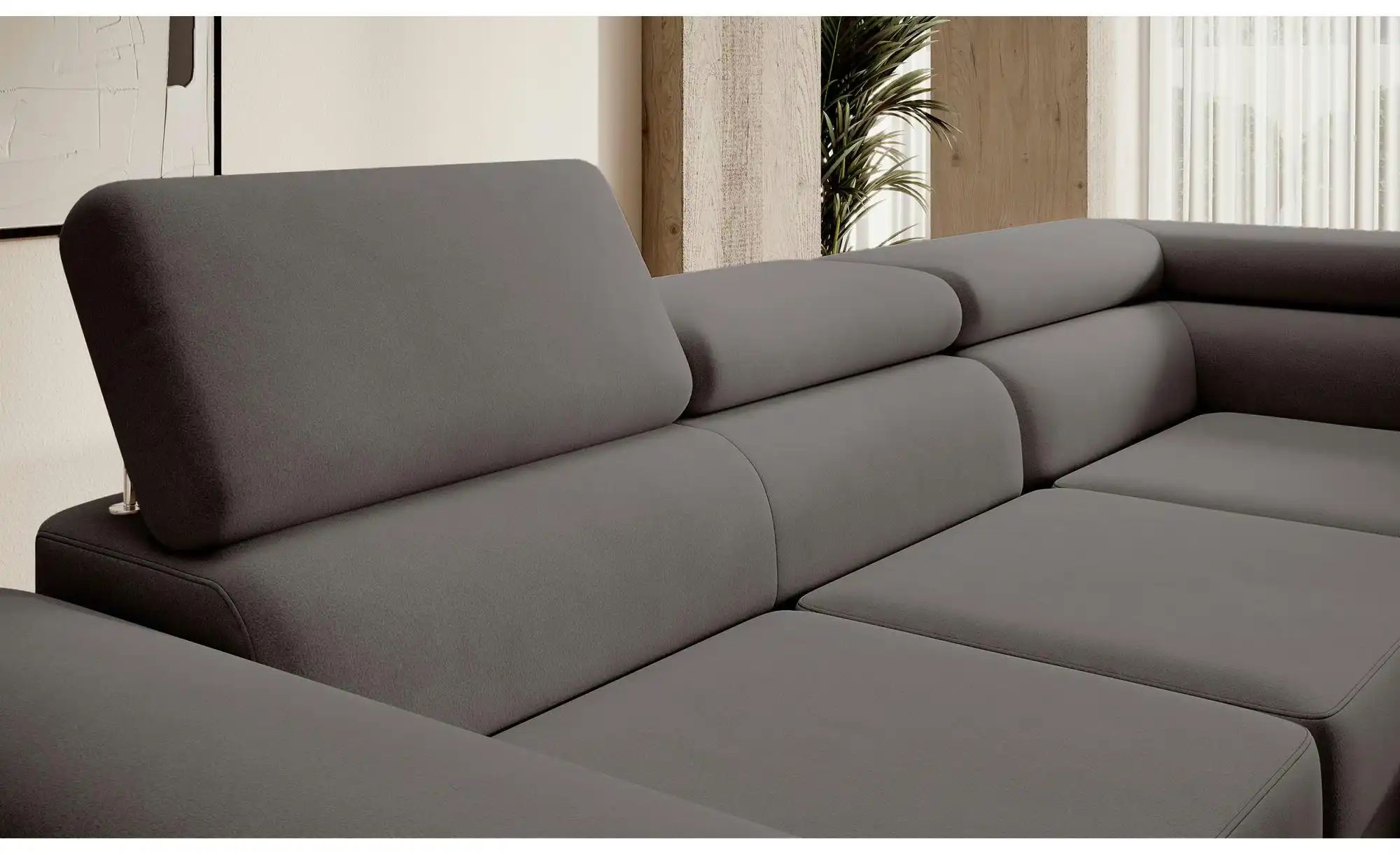 Thumbnail - Selsey Ecksofa mit Schlaffunktion Stevil ¦ grau ¦ Maße (cm): B: 275 H: 90 Polstermöbel > Sofas > Ecksofas - Höffner