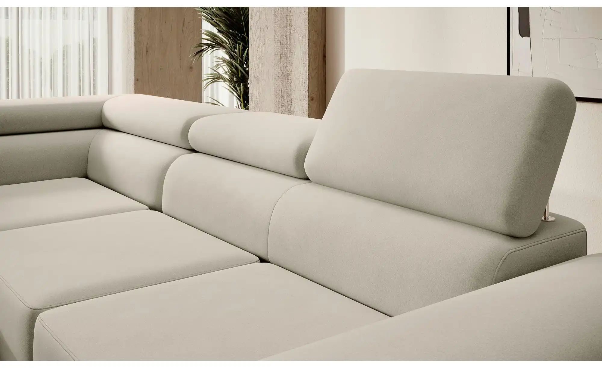 Thumbnail - Selsey Ecksofa mit Schlaffunktion Stevil ¦ grau ¦ Maße (cm): B: 275 H: 90 Polstermöbel > Sofas > Ecksofas - Höffner