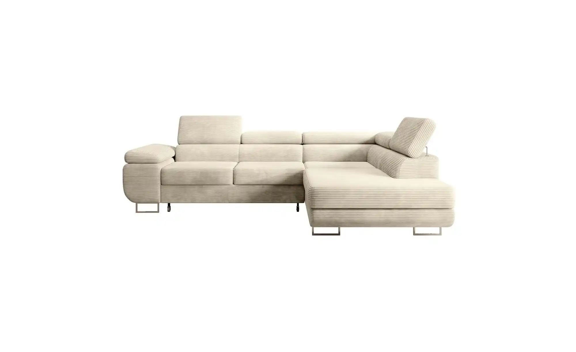 Selsey Ecksofa mit Schlaffunktion Stevil ¦ beige ¦ Maße (cm): B: 275 H: 90 günstig online kaufen