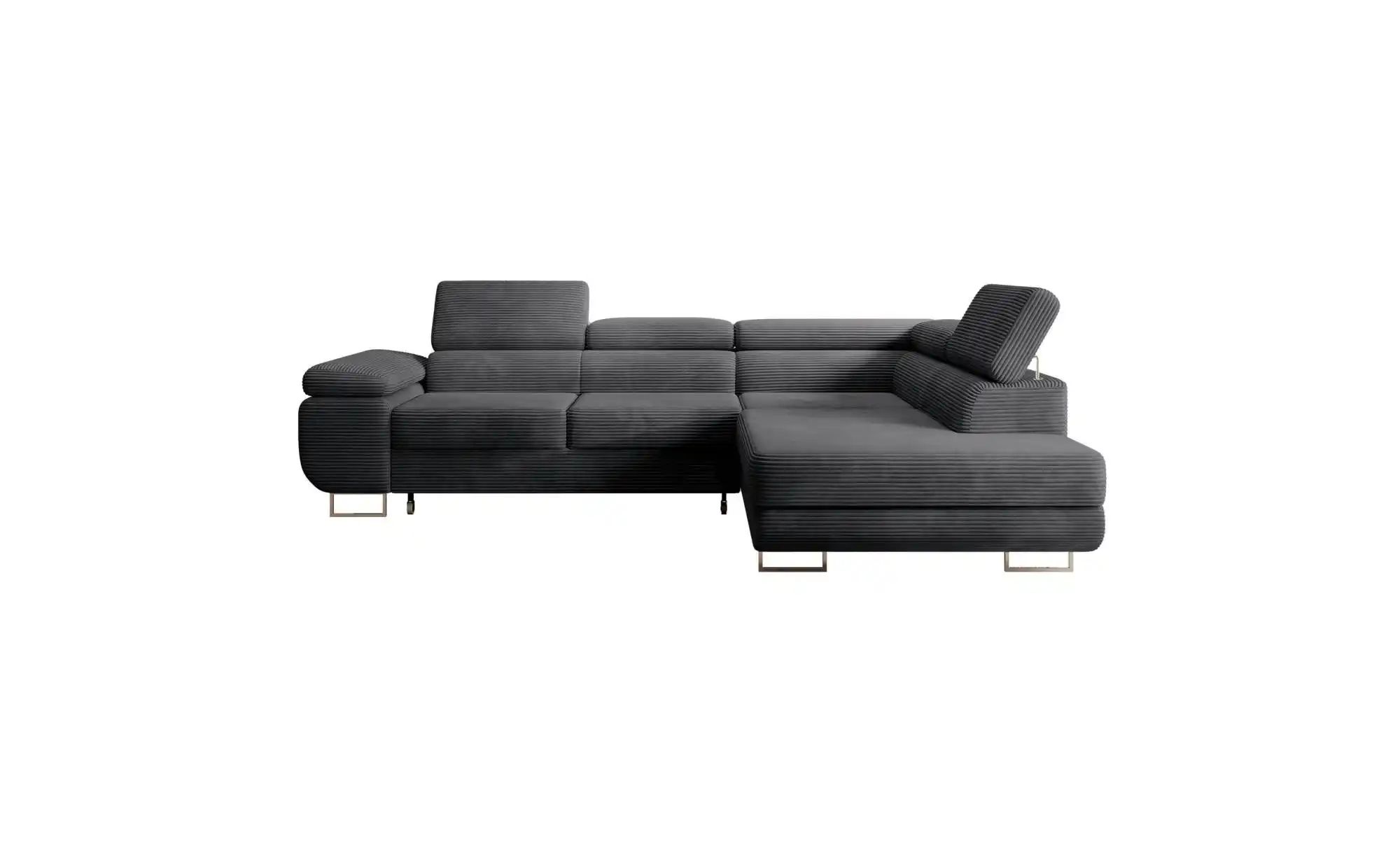 Ecksofa mit Schlaffunktion Stevil ¦ grau ¦ Maße (cm): B: 275 H: 90 Polsterm günstig online kaufen