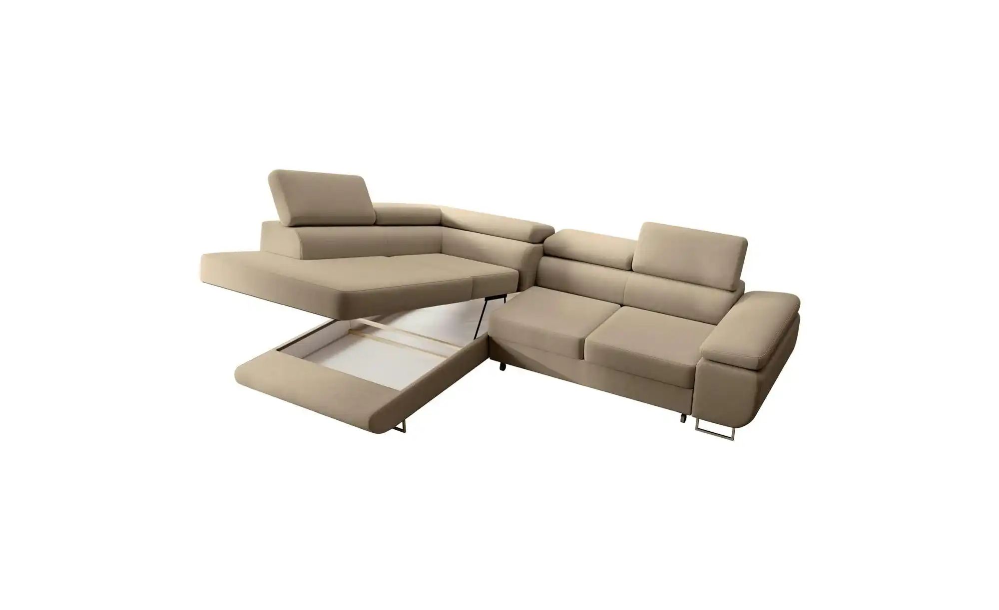 Thumbnail - Selsey Ecksofa mit Schlaffunktion Stevil ¦ beige ¦ Maße (cm): B: 275 H: 90 Polstermöbel > Sofas > Ecksofas - Höffner