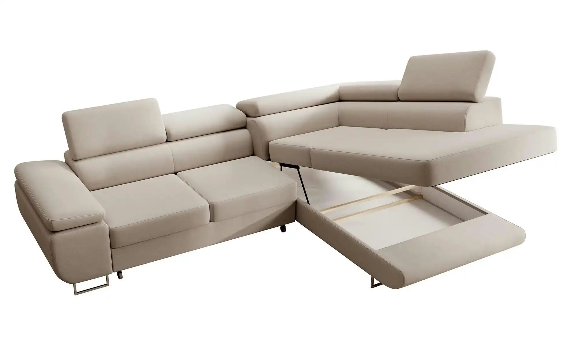 Thumbnail - Selsey Ecksofa mit Schlaffunktion Stevil ¦ beige ¦ Maße (cm): B: 275 H: 90 Polstermöbel > Sofas > Ecksofas - Höffner