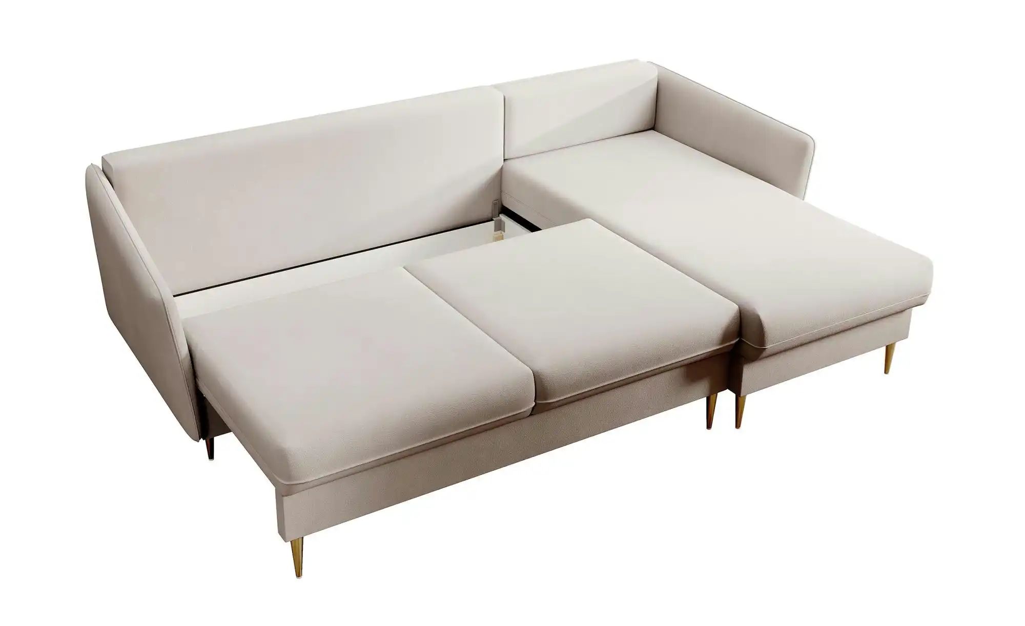 Ecksofa  Volio ¦ beige ¦ Maße (cm): B: 223 H: 88 Polstermöbel > Sofas > Eck günstig online kaufen