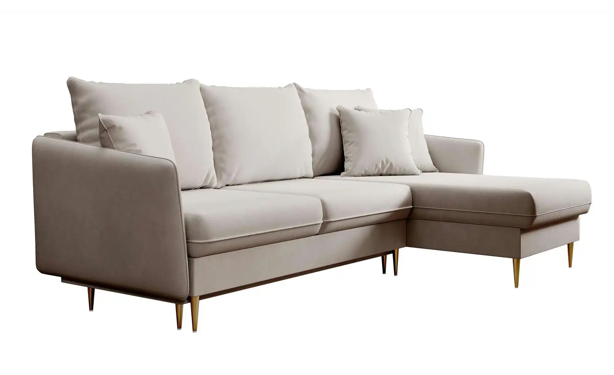 Thumbnail - Selsey Ecksofa mit Schlaffunktion Volio ¦ beige ¦ Maße (cm): B: 223 H: 88 Polstermöbel > Sofas > 3-Sitzer - Höffner