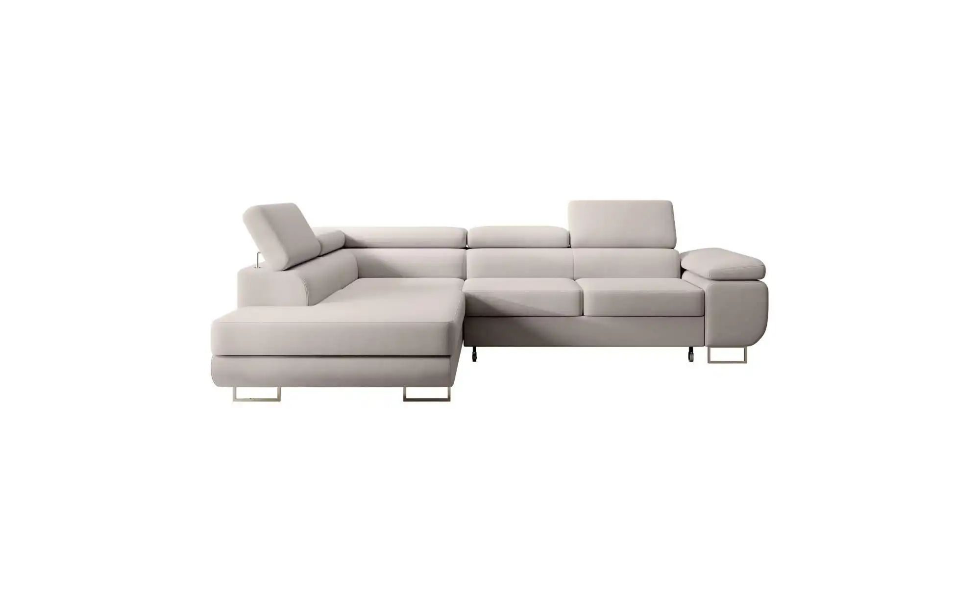 Ecksofa mit Schlaffunktion Stevil ¦ creme ¦ Maße (cm): B: 275 H: 90 Polster günstig online kaufen