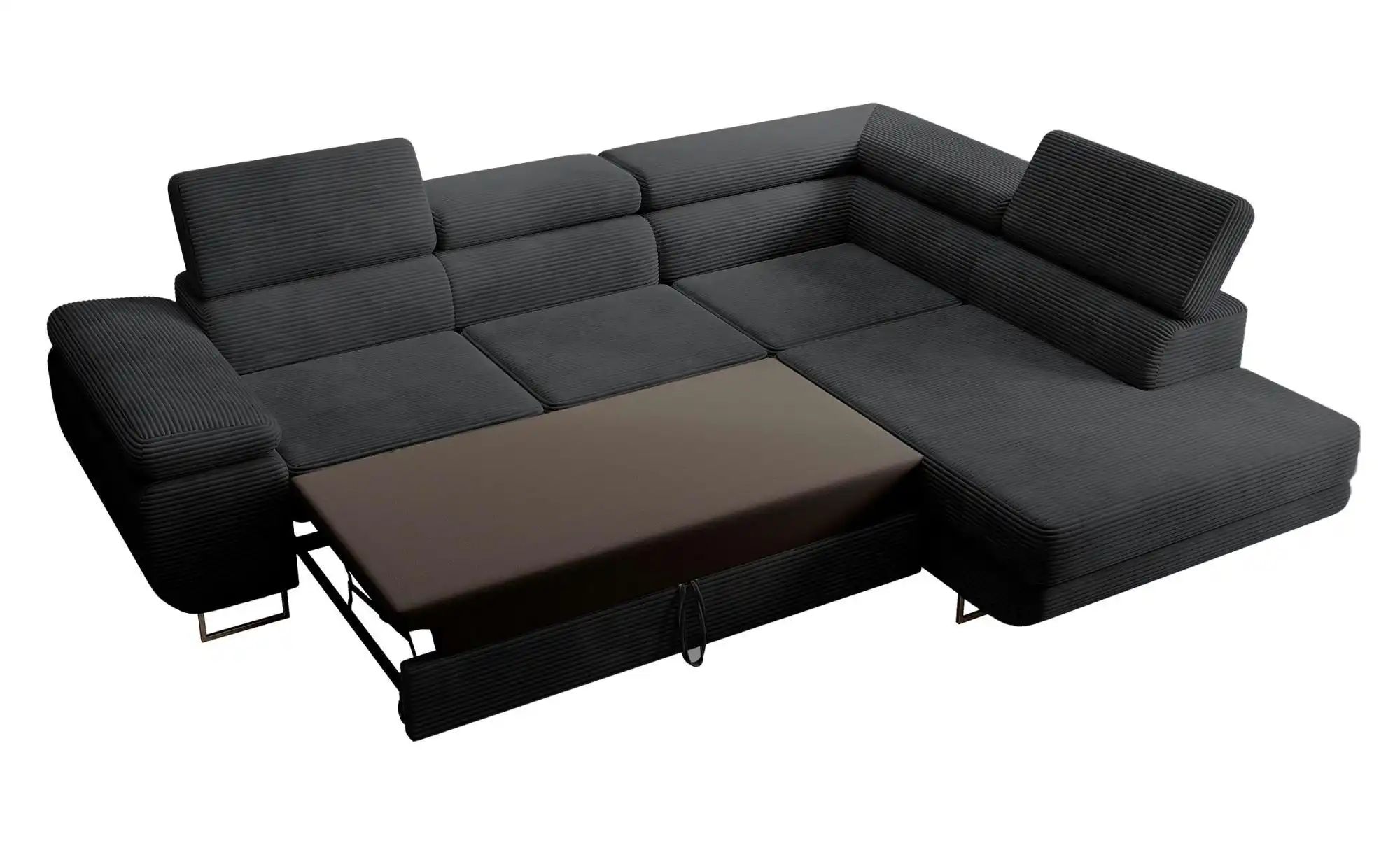 Selsey Ecksofa mit Schlaffunktion Stevil ¦ schwarz ¦ Maße (cm): B: 275 H: 9 günstig online kaufen