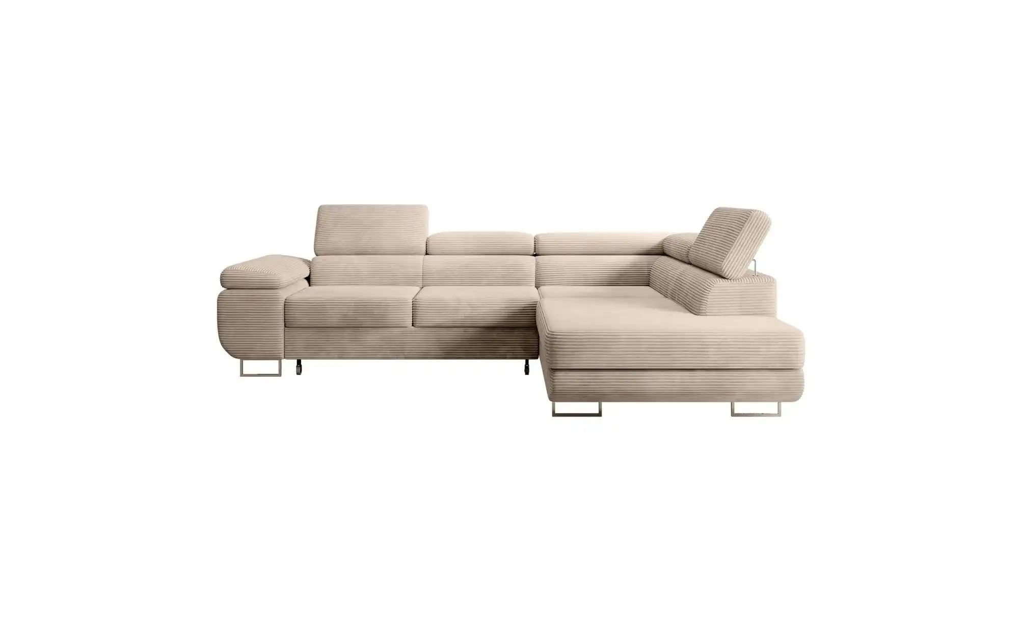 Selsey Ecksofa mit Schlaffunktion Stevil ¦ beige ¦ Maße (cm): B: 275 H: 90 günstig online kaufen