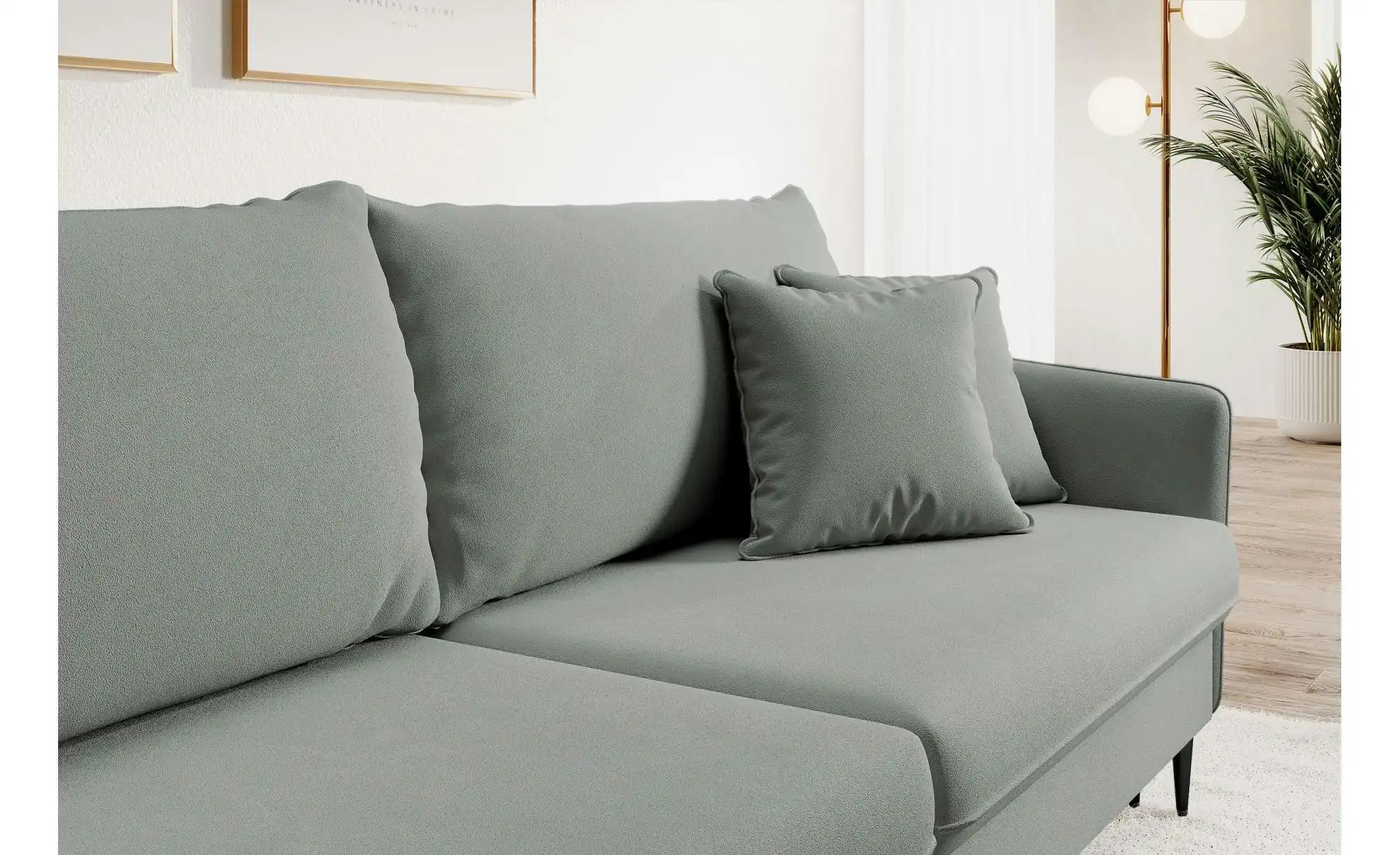 Thumbnail - Selsey Einzelsofa mit Schlaffunktion Volio ¦ grau ¦ Maße (cm): B: 221 H: 90 Polstermöbel > Sofas > 3-Sitzer - Höffner