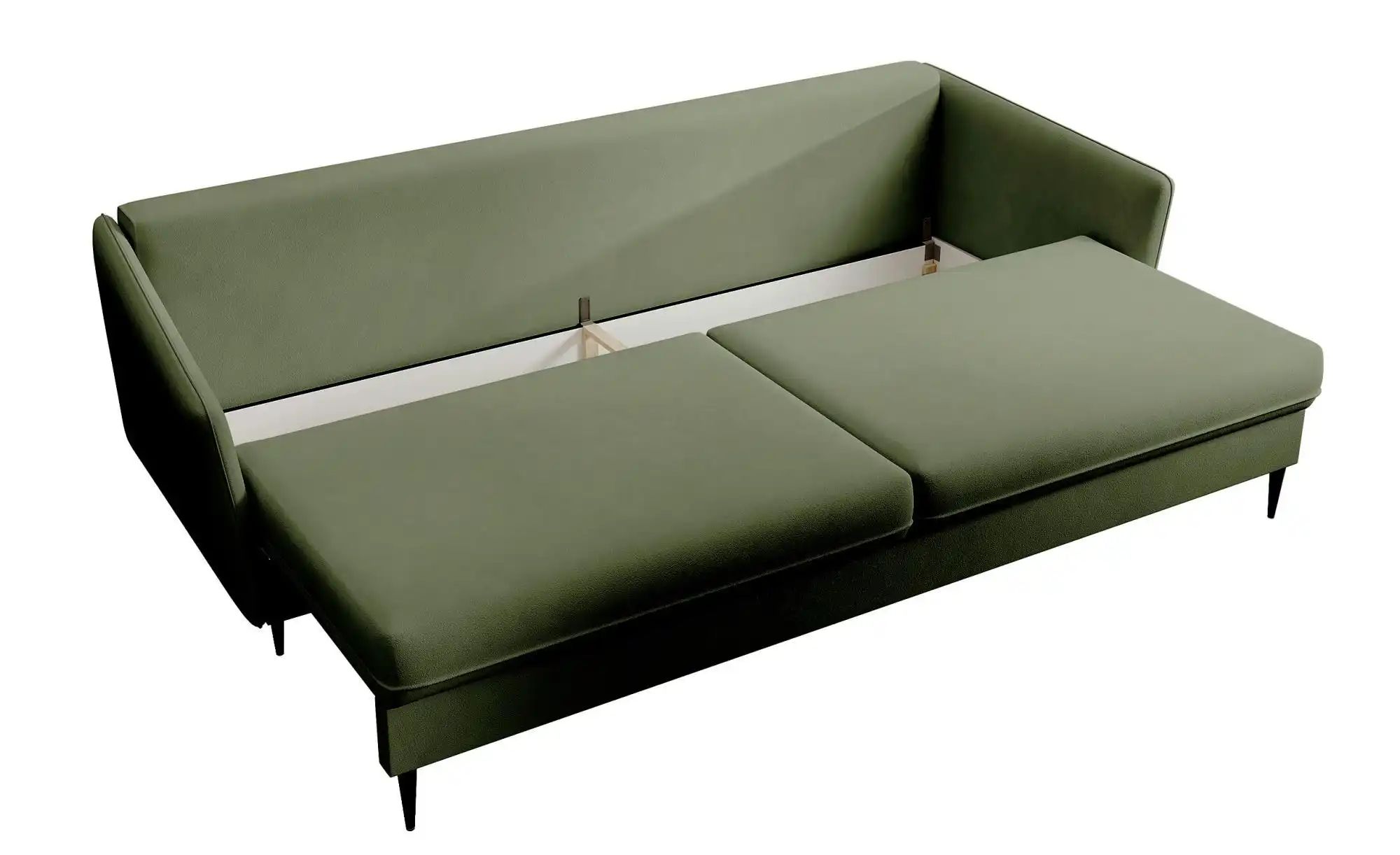 Thumbnail - Einzelsofa mit Schlaffunktion Volio ¦ grün ¦ Maße (cm): B: 221 H: 90 Polstermöbel > Sofas > 3-Sitzer - Höffner