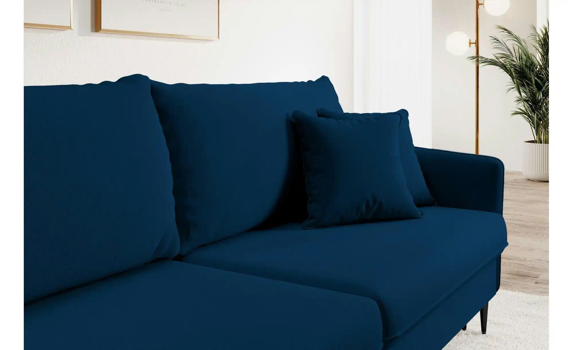 Selsey Einzelsofa mit Schlaffunktion Volio ¦ blau ¦ Maße (cm): B: 221 H: 90 günstig online kaufen