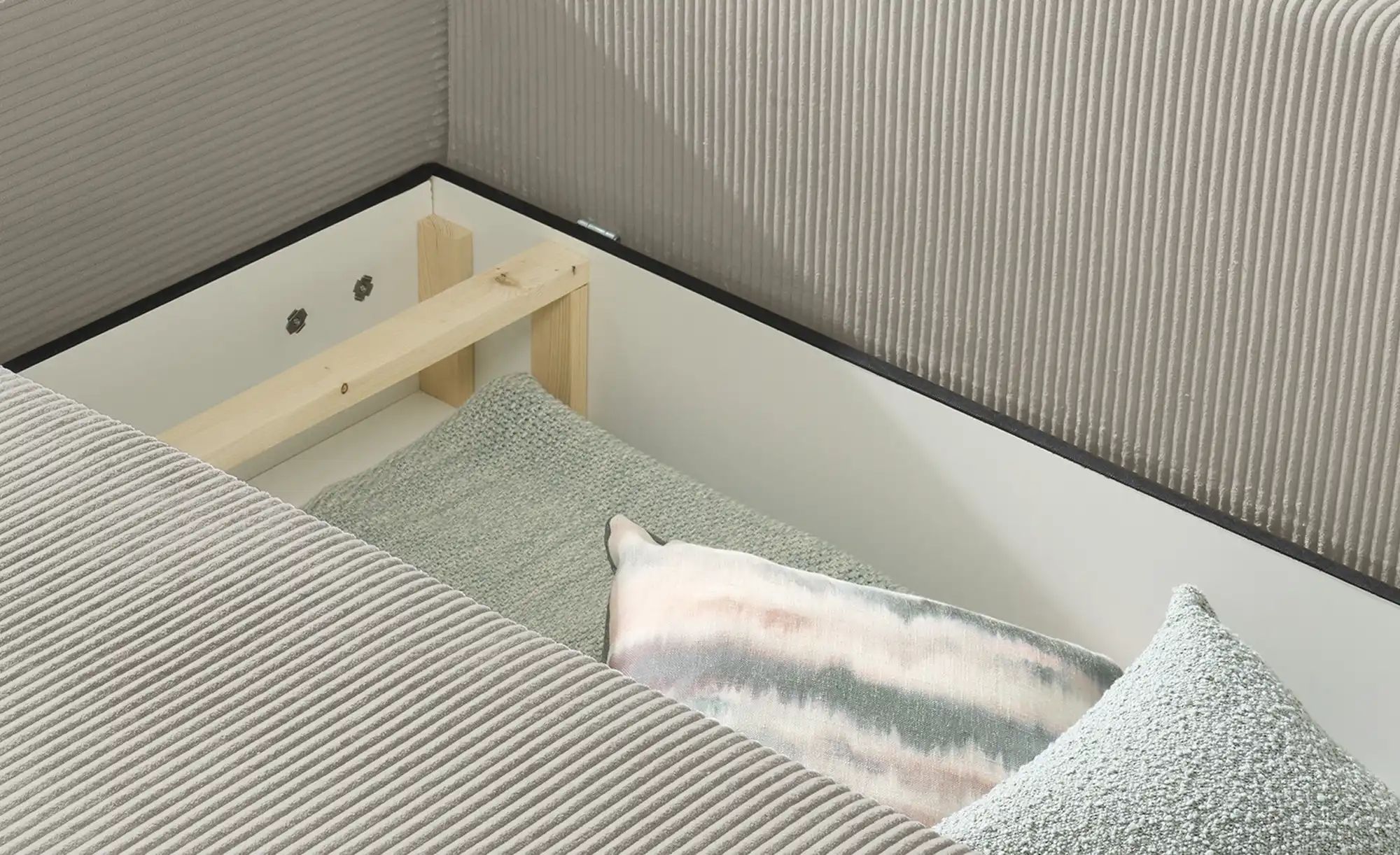 Thumbnail - smart Ecksofa Nelly ¦ beige ¦ Maße (cm): B: 270 H: 85 T: 185.0 Polstermöbel > Sofas > 3-Sitzer - Höffner