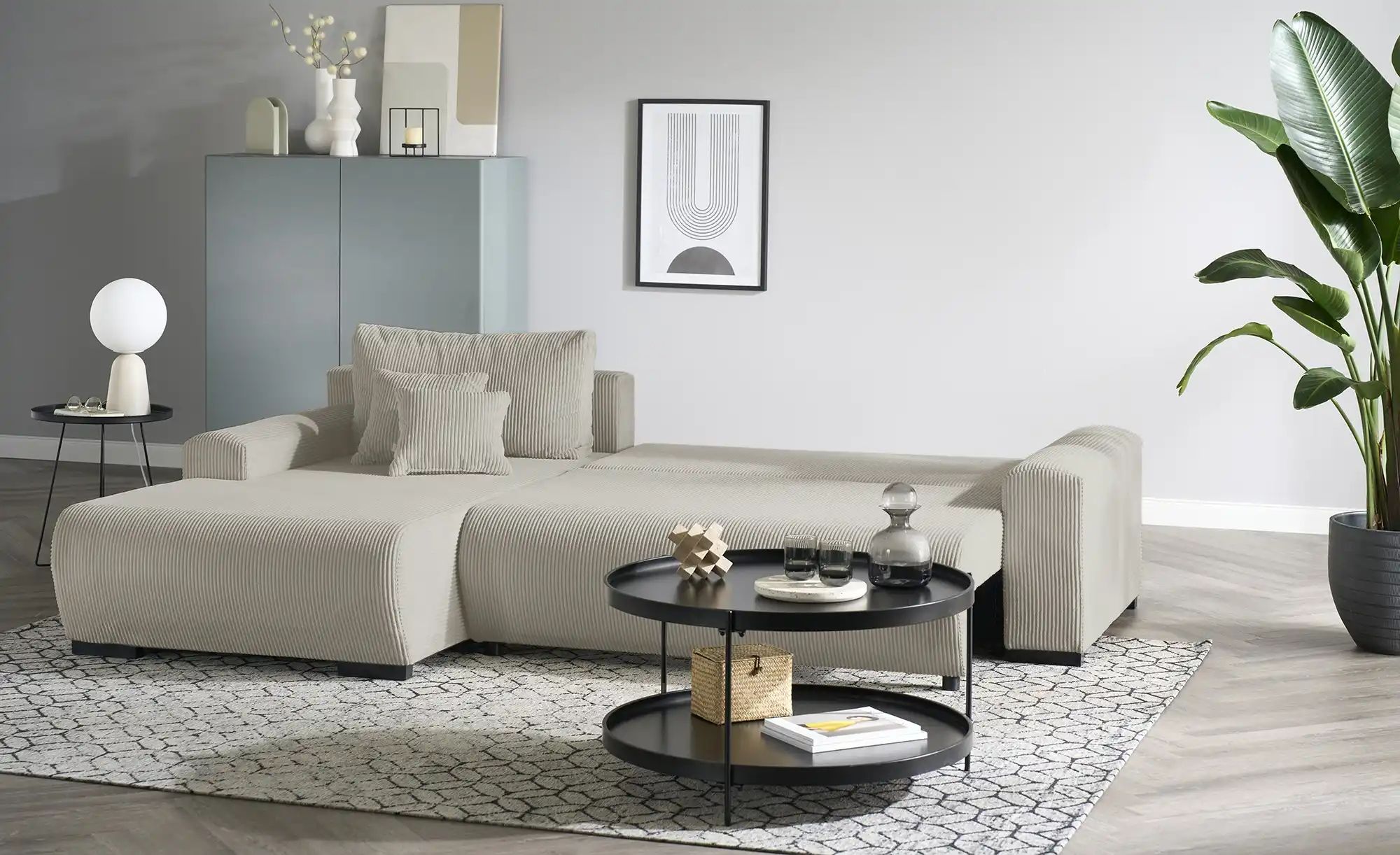 smart Ecksofa  Nelly ¦ beige ¦ Maße (cm): B: 270 H: 85 T: 185.0 Polstermöbe günstig online kaufen