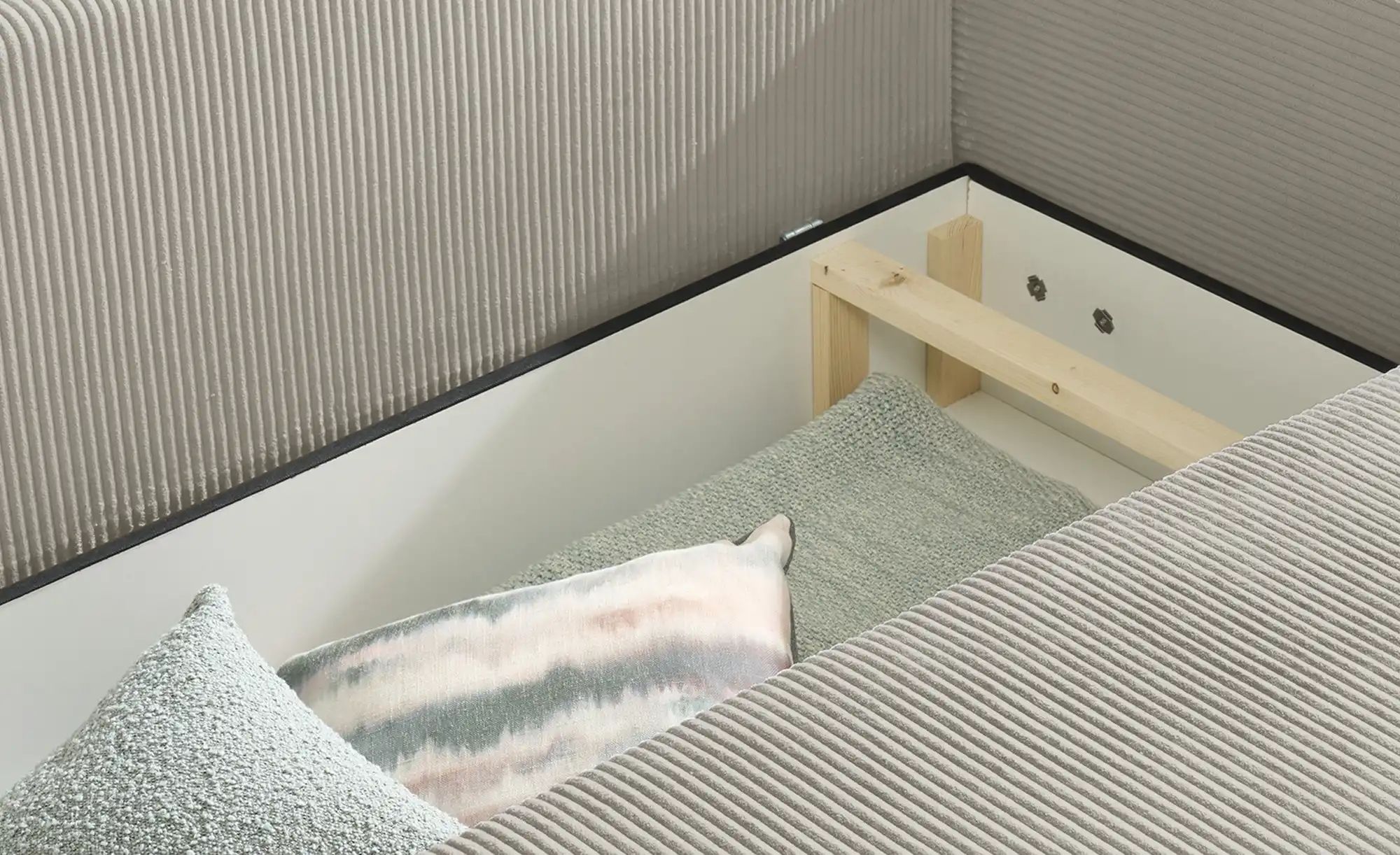 Thumbnail - smart Ecksofa Nelly ¦ beige ¦ Maße (cm): B: 270 H: 85 T: 185.0 Polstermöbel > Sofas > 3-Sitzer - Höffner