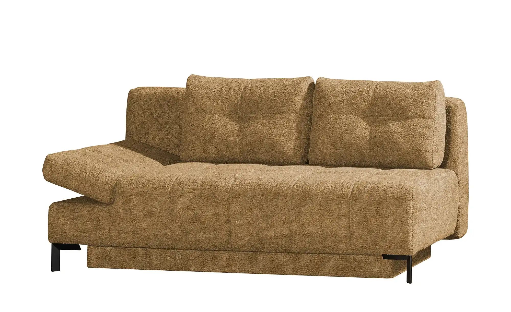 Querschläfer  aus Bouclé  Sammy ¦ gelb ¦ Maße (cm): B: 206 H: 98 T: 98.0 Po günstig online kaufen