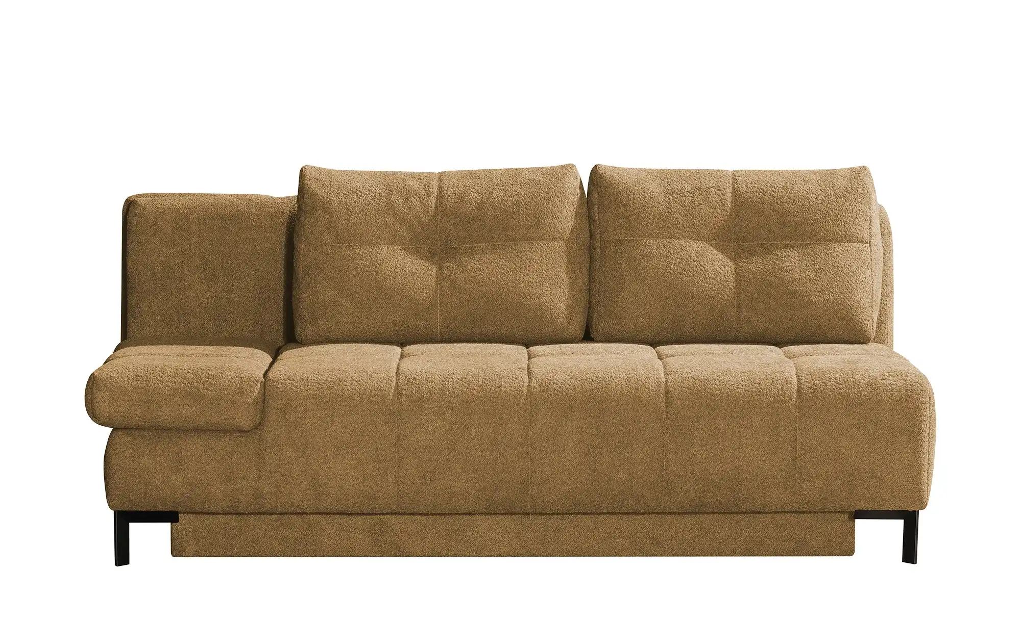 Querschläfer  aus Bouclé  Sammy ¦ gelb ¦ Maße (cm): B: 206 H: 98 T: 98.0 Po günstig online kaufen