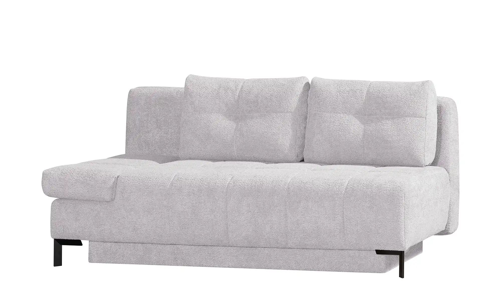Querschläfer  aus Bouclé  Sammy ¦ grau ¦ Maße (cm): B: 206 H: 98 T: 98.0 Po günstig online kaufen