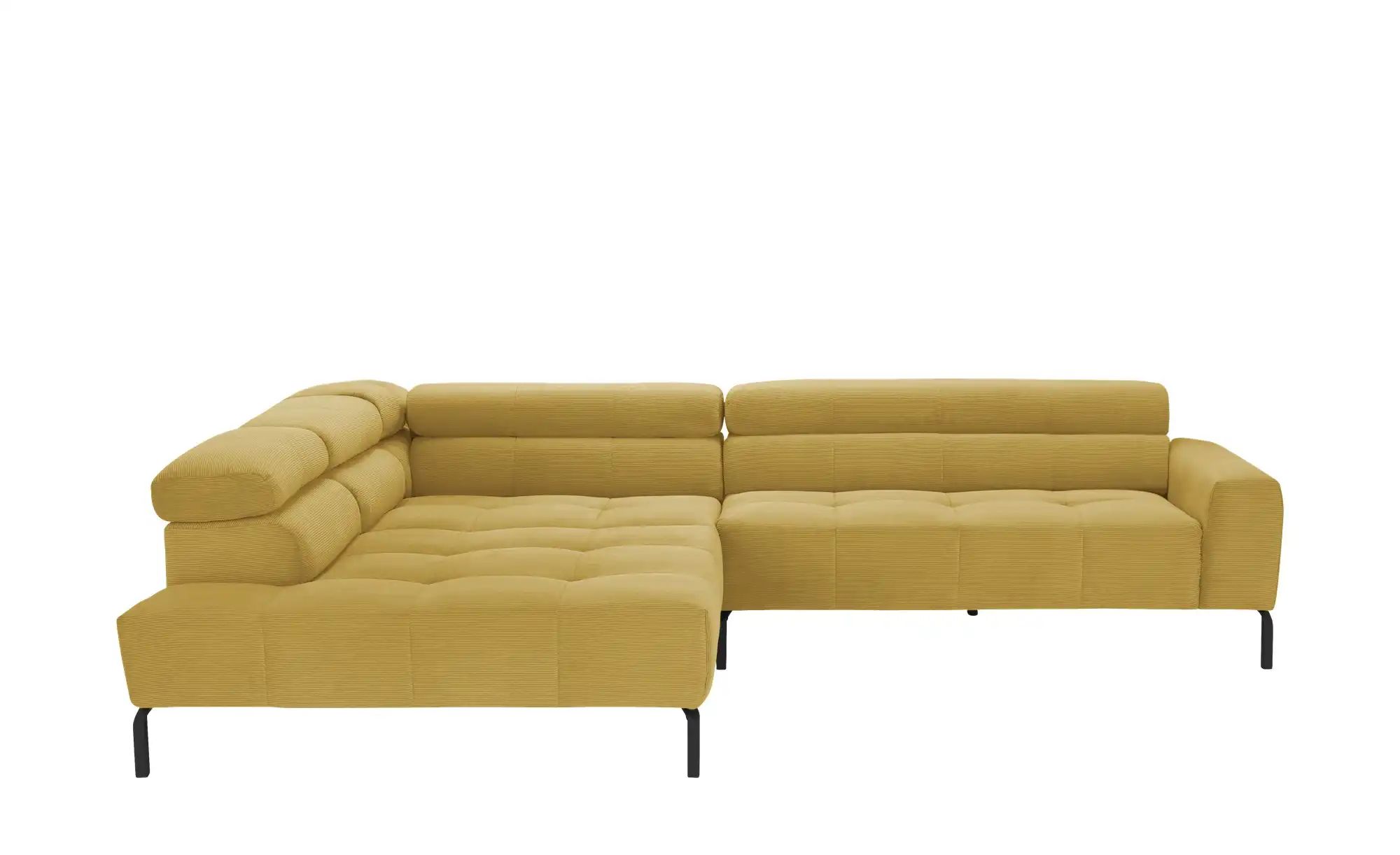 Max Schelling Ecksofa verstellbare Kopfteile MS Verve ¦ gelb ¦ Maße (cm): B günstig online kaufen