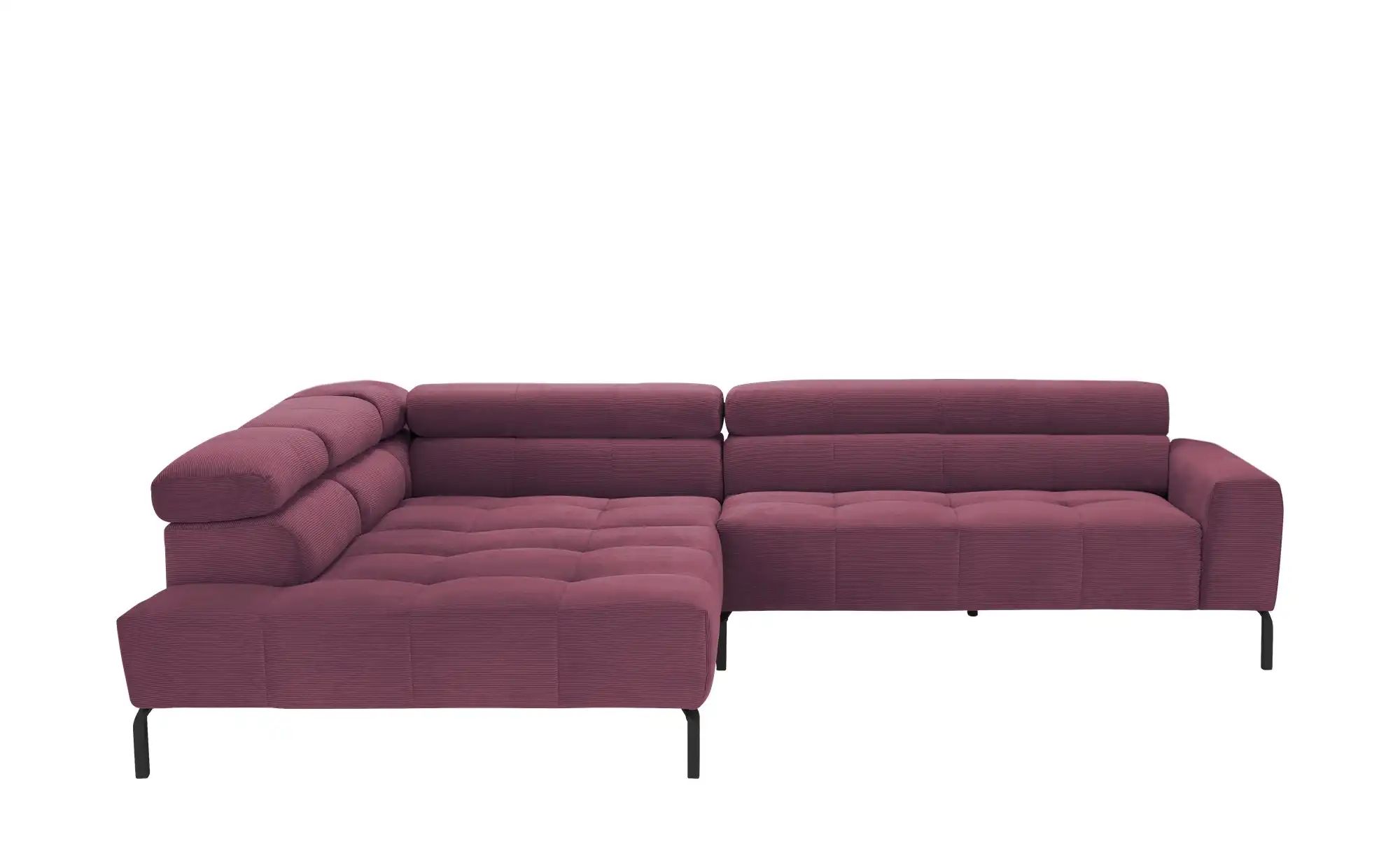 Max Schelling Ecksofa verstellbare Kopfteile MS Verve ¦ lila/violett ¦ Maße günstig online kaufen