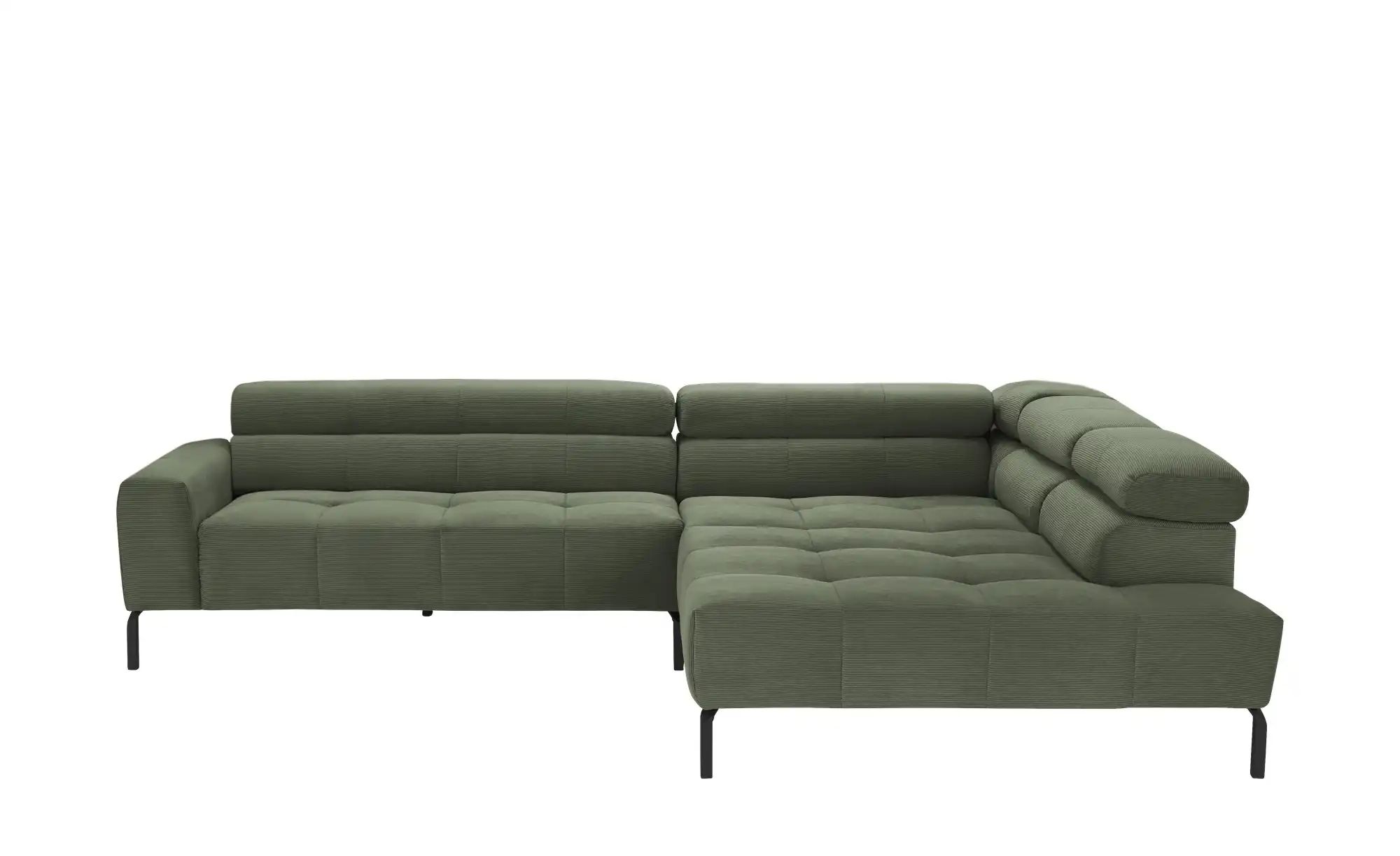 Max Schelling Ecksofa verstellbare Kopfteile MS Verve ¦ grün ¦ Maße (cm): B günstig online kaufen