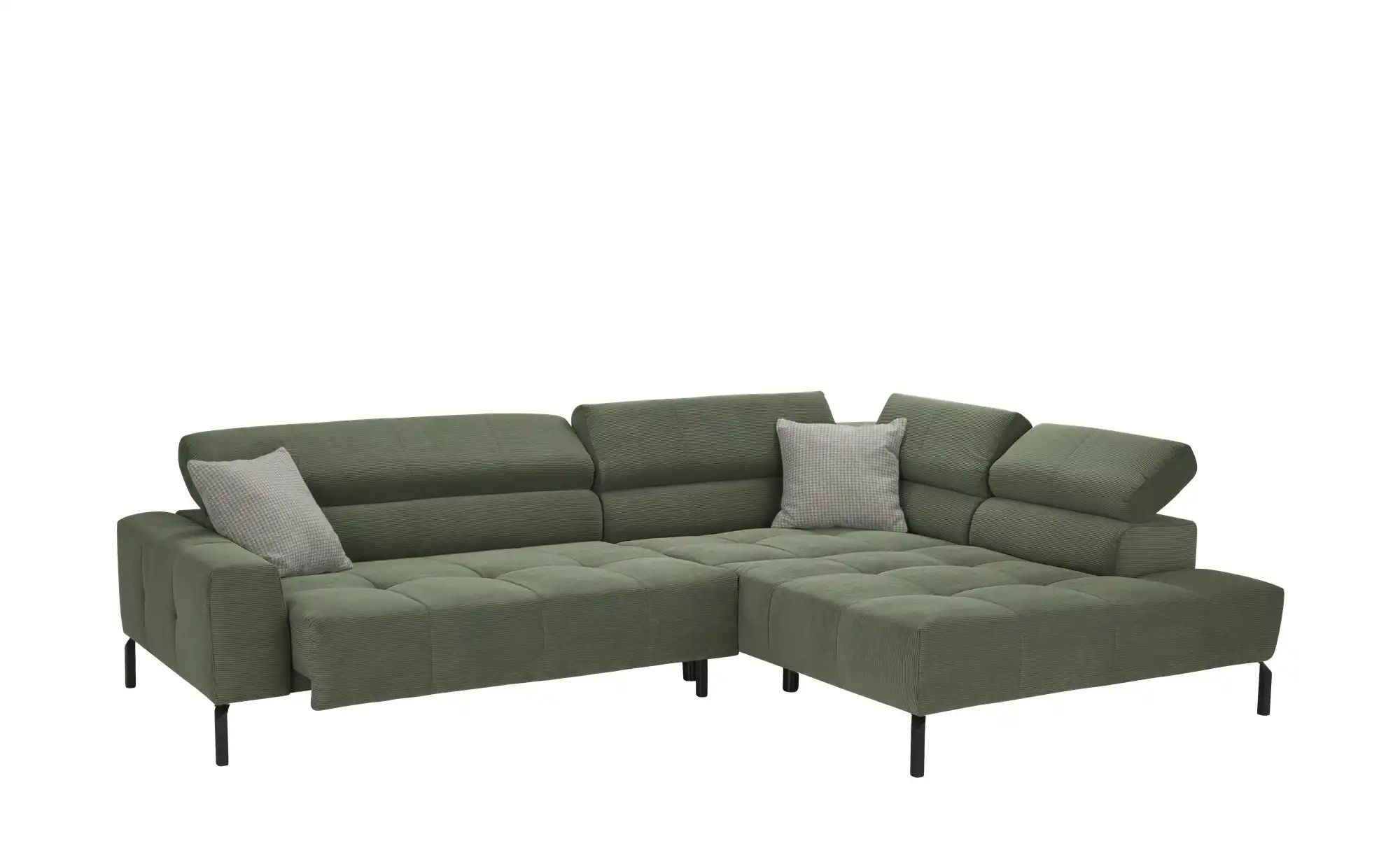 Thumbnail - Max Schelling Ecksofa verstellbare Kopfteile MS Verve ¦ grün ¦ Maße (cm): B: 311 H: 88 T: 219.0 Polstermöbel > Sofas > E...