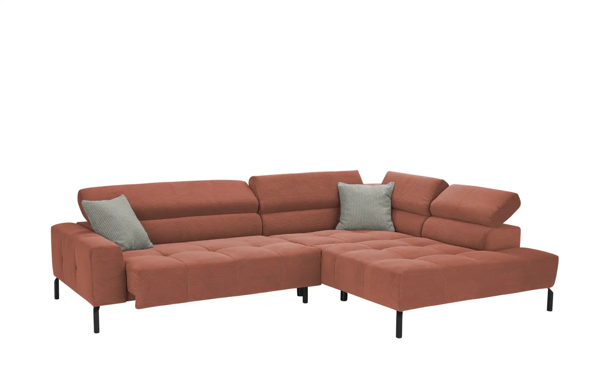 Max Schelling Ecksofa verstellbare Kopfteile MS Verve ¦ braun ¦ Maße (cm): günstig online kaufen